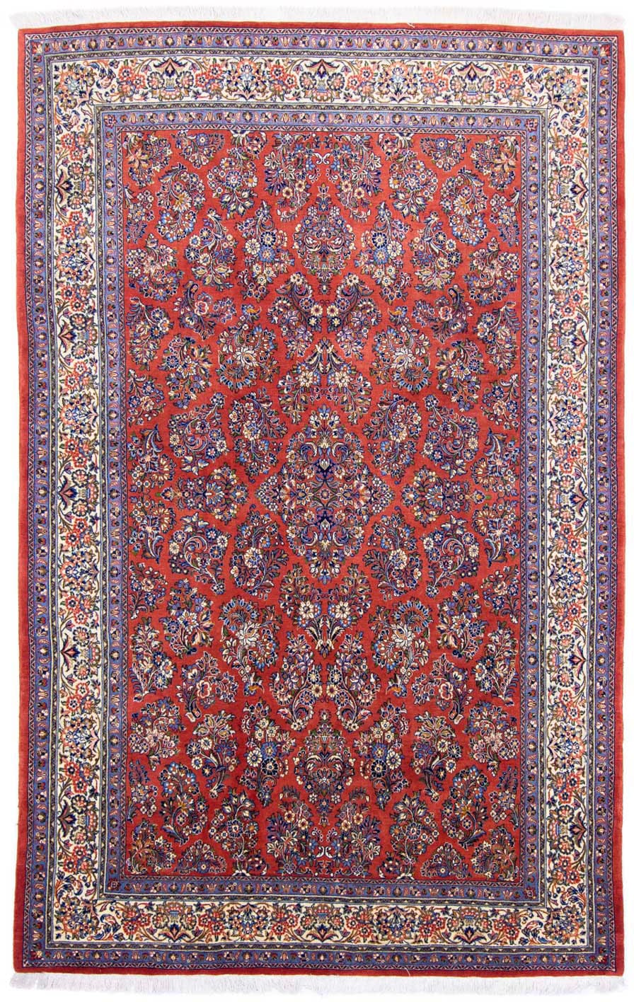 morgenland Wollteppich »Sarough Durchgemustert Rosso 320 x 208 cm«, rechtec günstig online kaufen