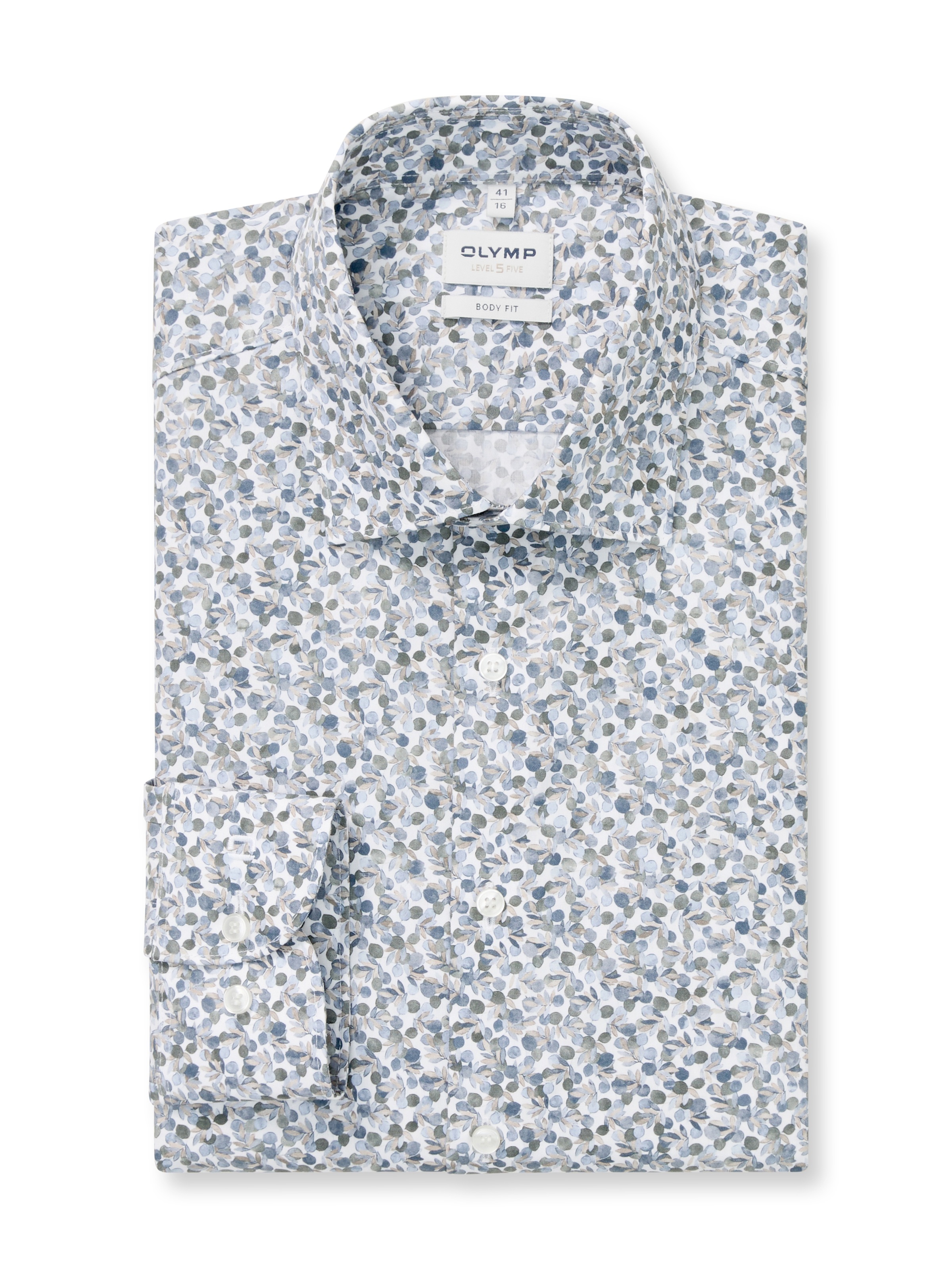OLYMP Langarmhemd »Level Five« Businesshemd, body fit, Kentkragen, extra langer Arm