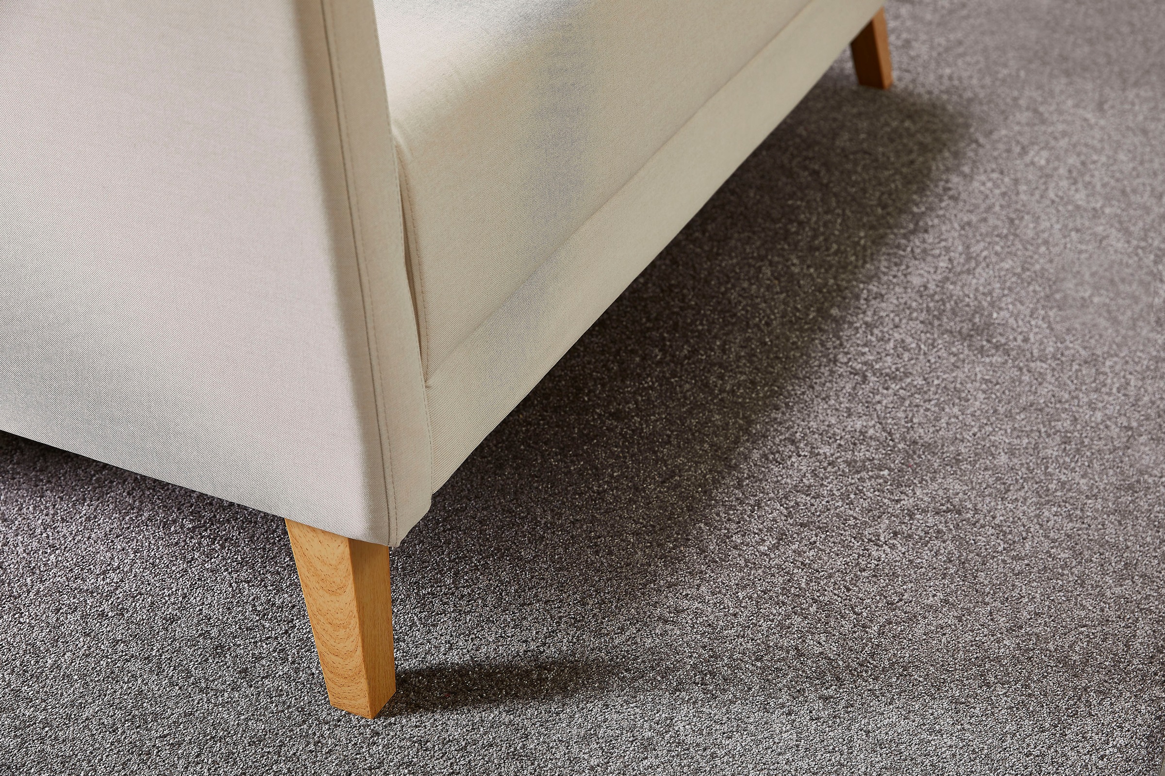 Andiamo Teppichboden »Pisay, Velours, Made in Belgium«, rechteckig, 17,5 mm Höhe, Uni Farben, Breite 400 cm, Wohnzimmer, strapazierfähig & pflegeleicht