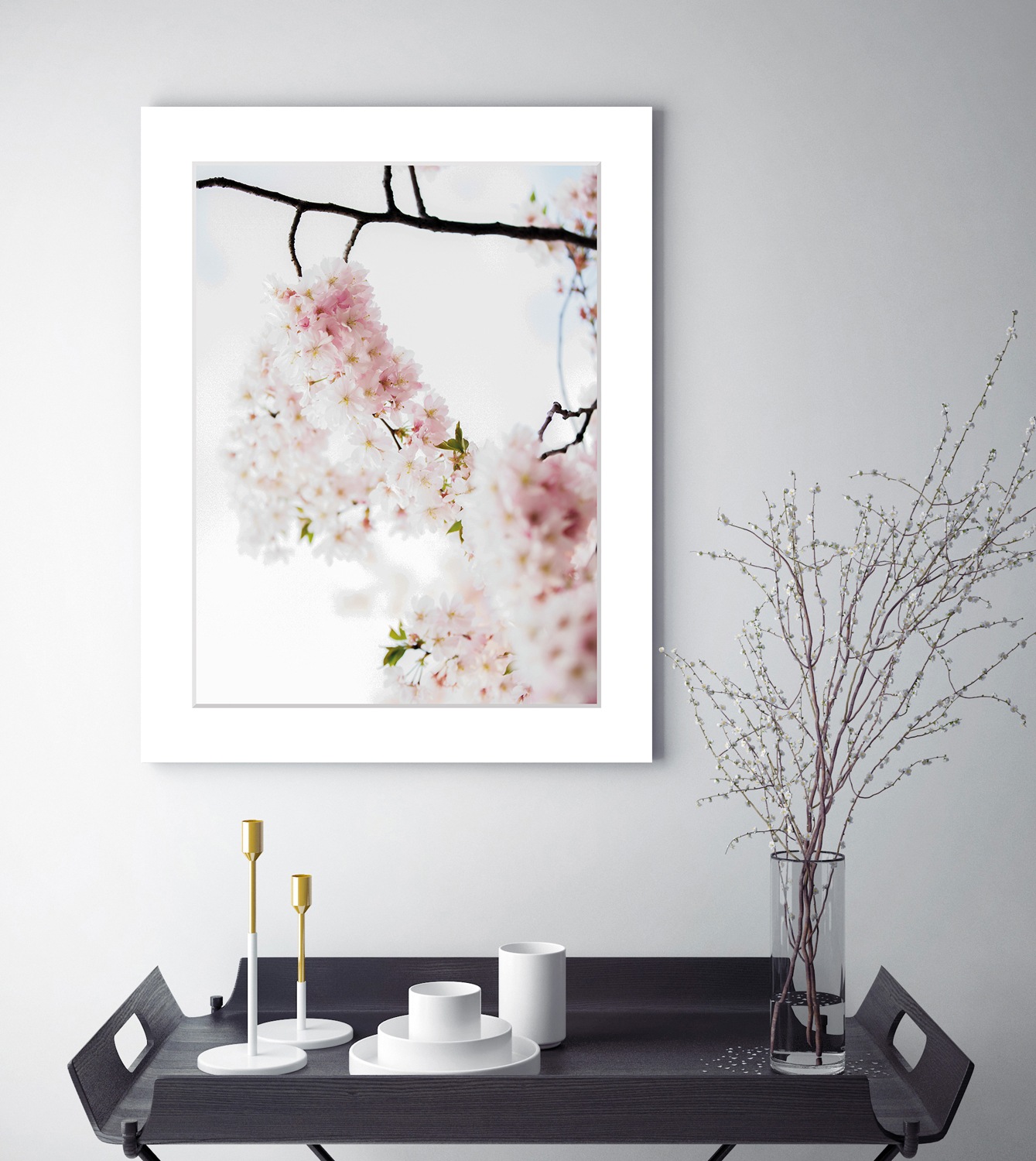 queence Bild »Lilly«, Blumen, Blumen, gerahmt günstig online kaufen