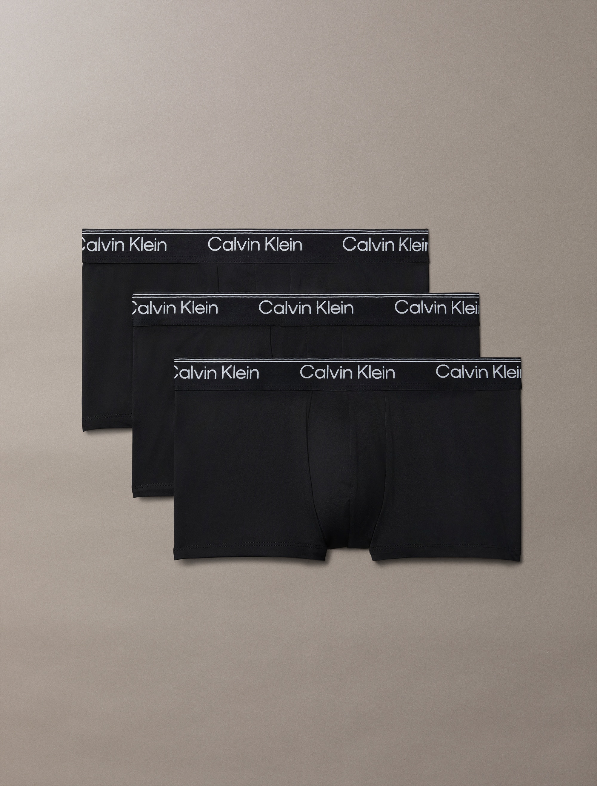 Calvin Klein Underwear Trunk »LOW RISE TRUNK 3PK« Packung, 3er-Pack,  mit Logo-Elastikbund