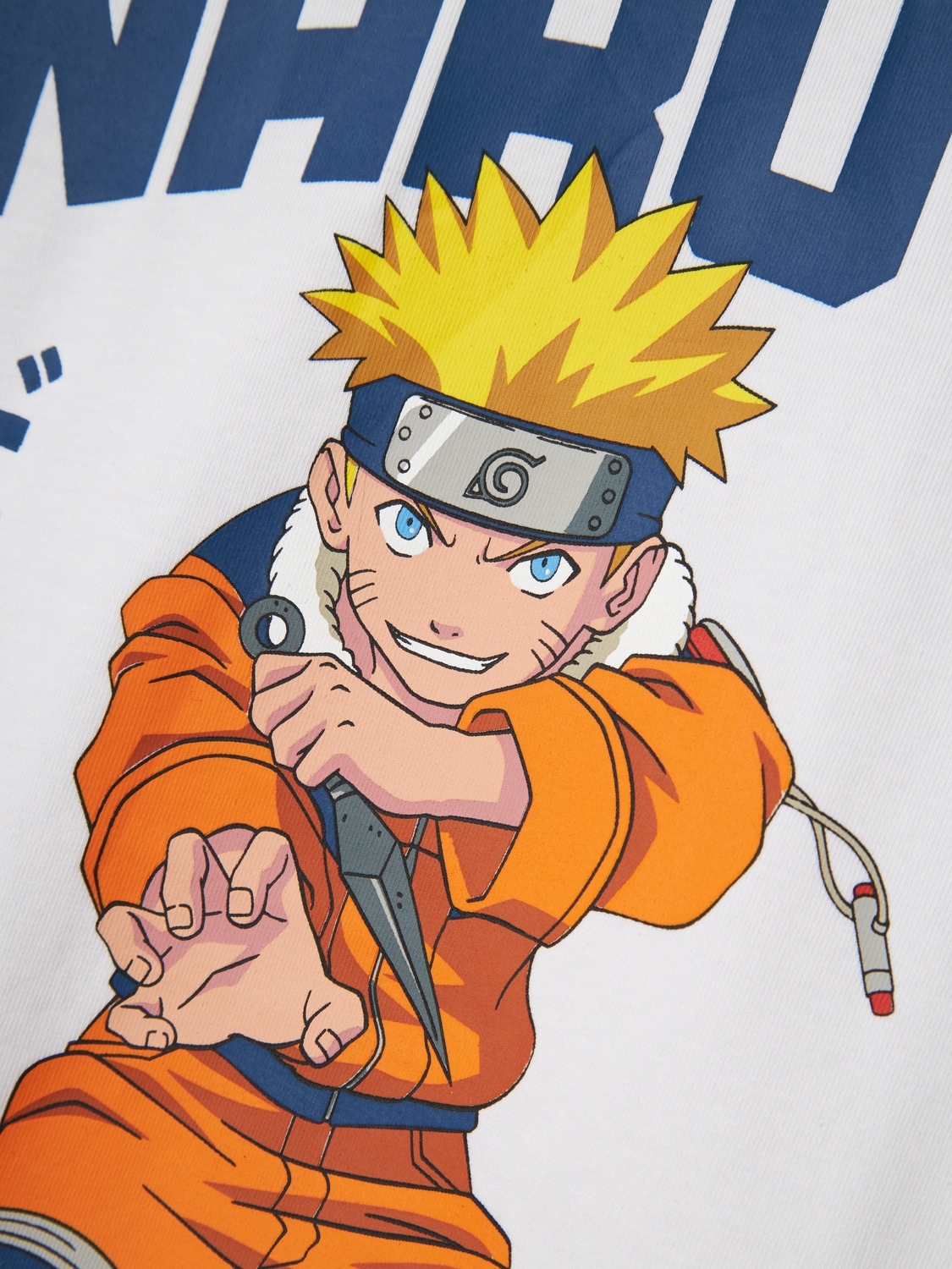 Name It Print-Shirt »NKMMACAR NARUTO SS TOP NOOS SKY« mit großem Comic-Frontmotiv