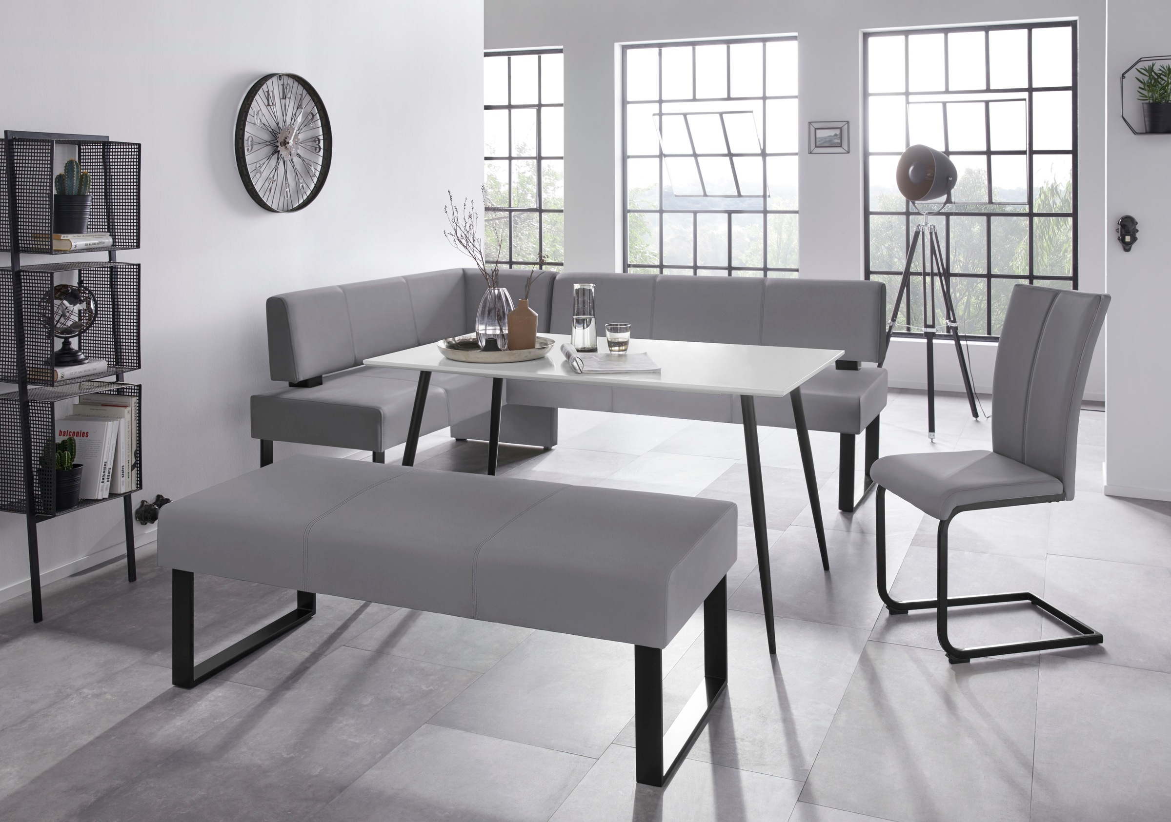 Home affaire Sitzbank »Oliver«, Breite 140cm, mit Metallgestell