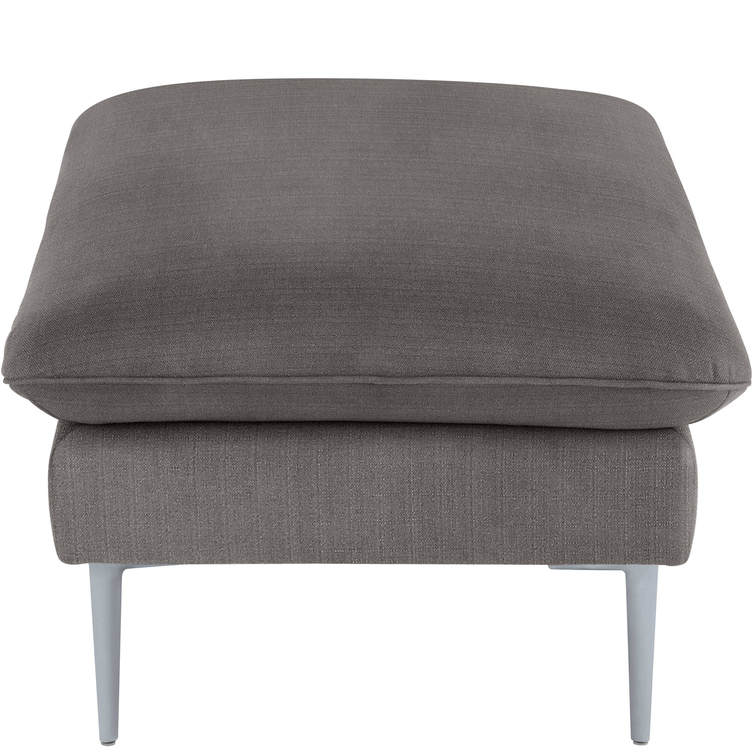 W.SCHILLIG Hocker »enjoy&MORE«, Füße silber matt, Breite 106 cm