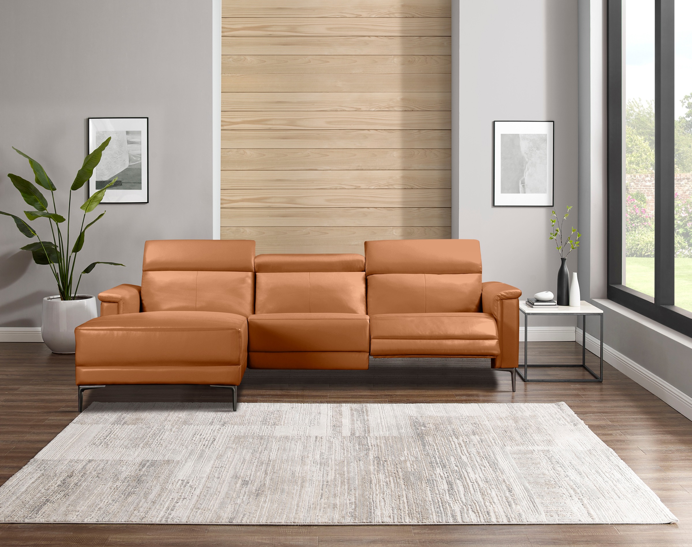 Places of Style Ecksofa Lund, mit man. o. elektr. Relaxfunktion und USB/ Kopfteilverstellung