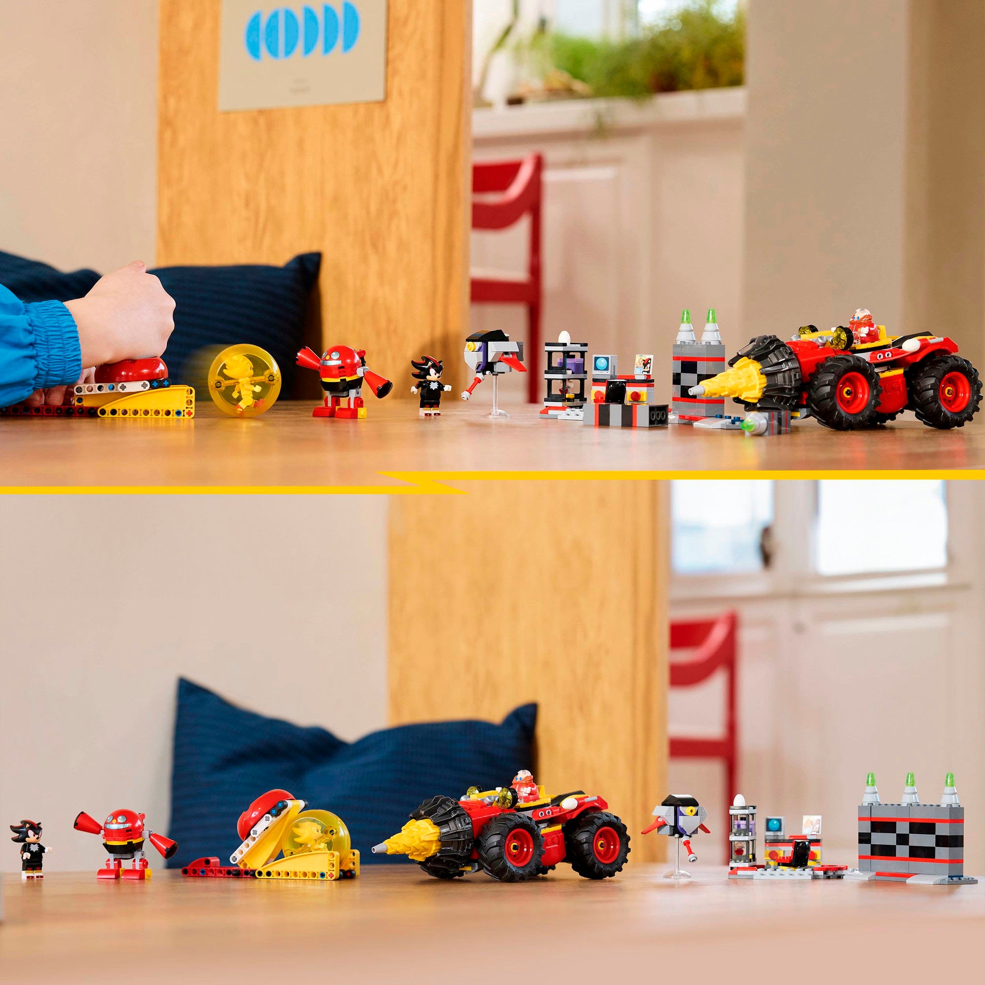 LEGO® Konstruktionsspielsteine »Super Sonic vs. Egg Drillster (76999), LEGO Sonic«, (590 St.), Made in Europe
