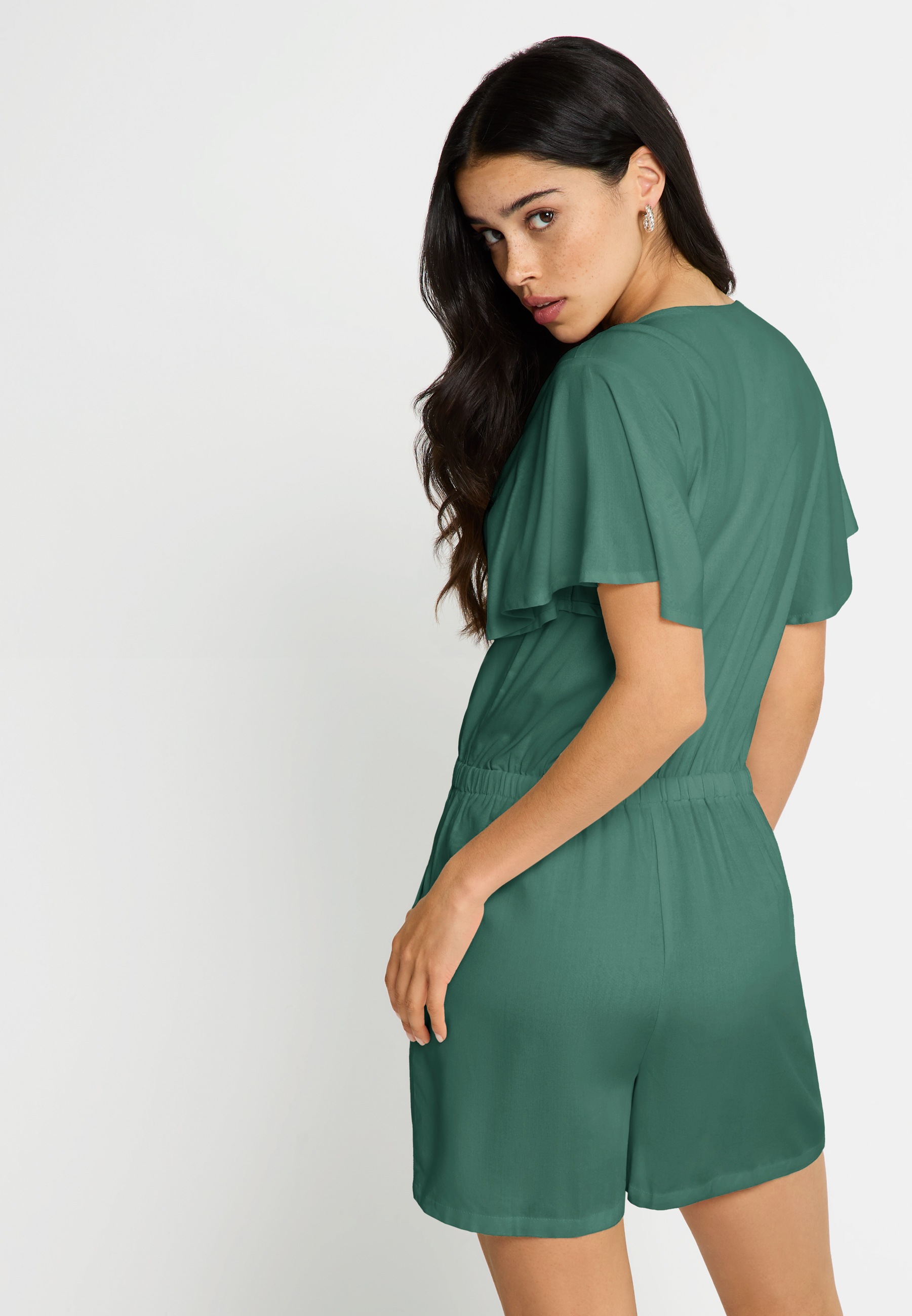 LSCN by LASCANA Kurzoverall, aus gewebter Viskose