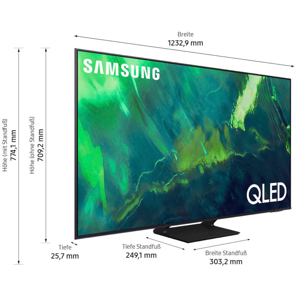 Samsung QLED-Fernseher »GQ55Q70AAT«, 138 cm/55 Zoll, 4K Ultra HD, Smart-TV