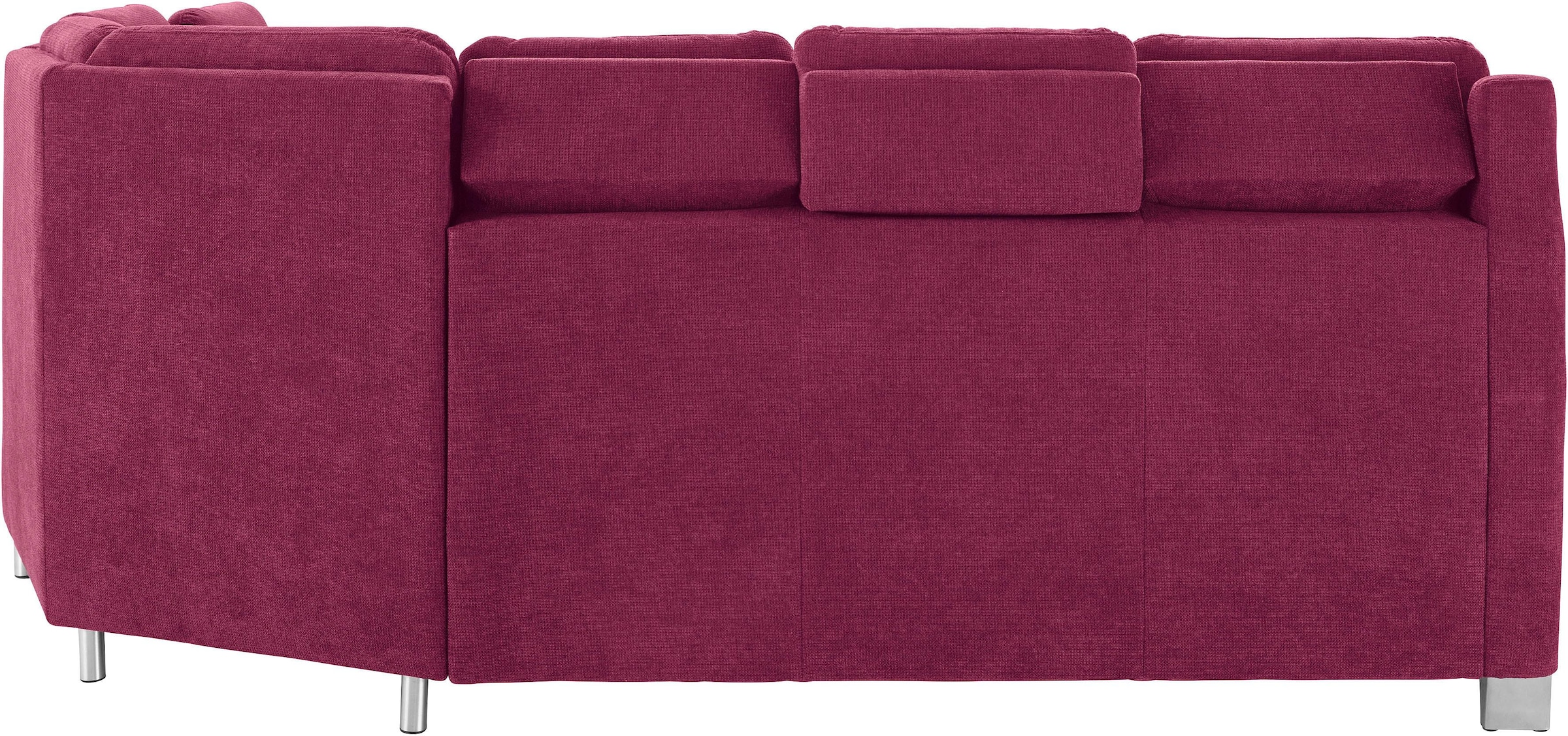 sit&more Ecksofa »Boccaccio L-Form«, mit Federkern und Kopfteilverstellung, wahlweise mit Bettfunktion