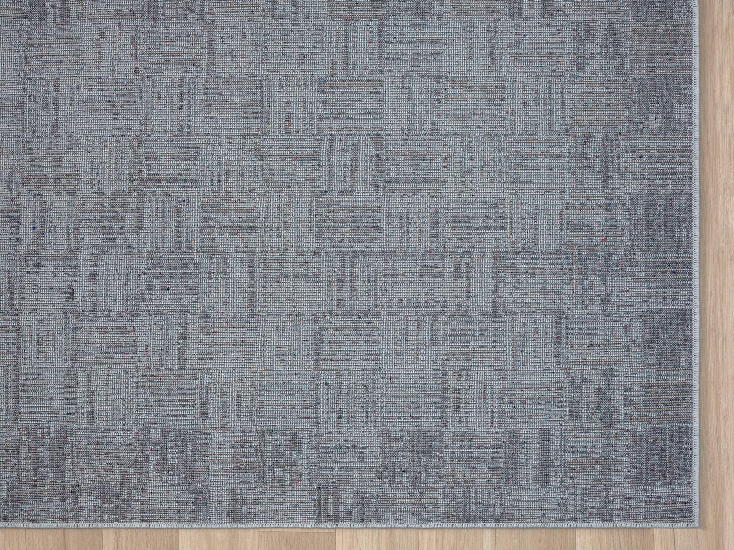 Myflair Möbel & Accessoires Teppich »My Mood Lagerräumung«, rechteckig, 8 mm Höhe, Kurzflor, Scandi-Design, mit Bordüre, besonders weich durch Microfaser