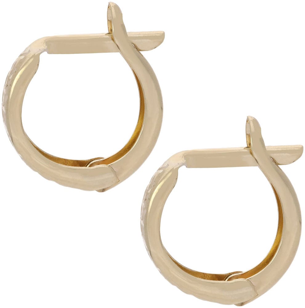 Firetti Paar Creolen »Schmuck Geschenk Gold 375 Ohrschmuck Ohrringe Sterne«