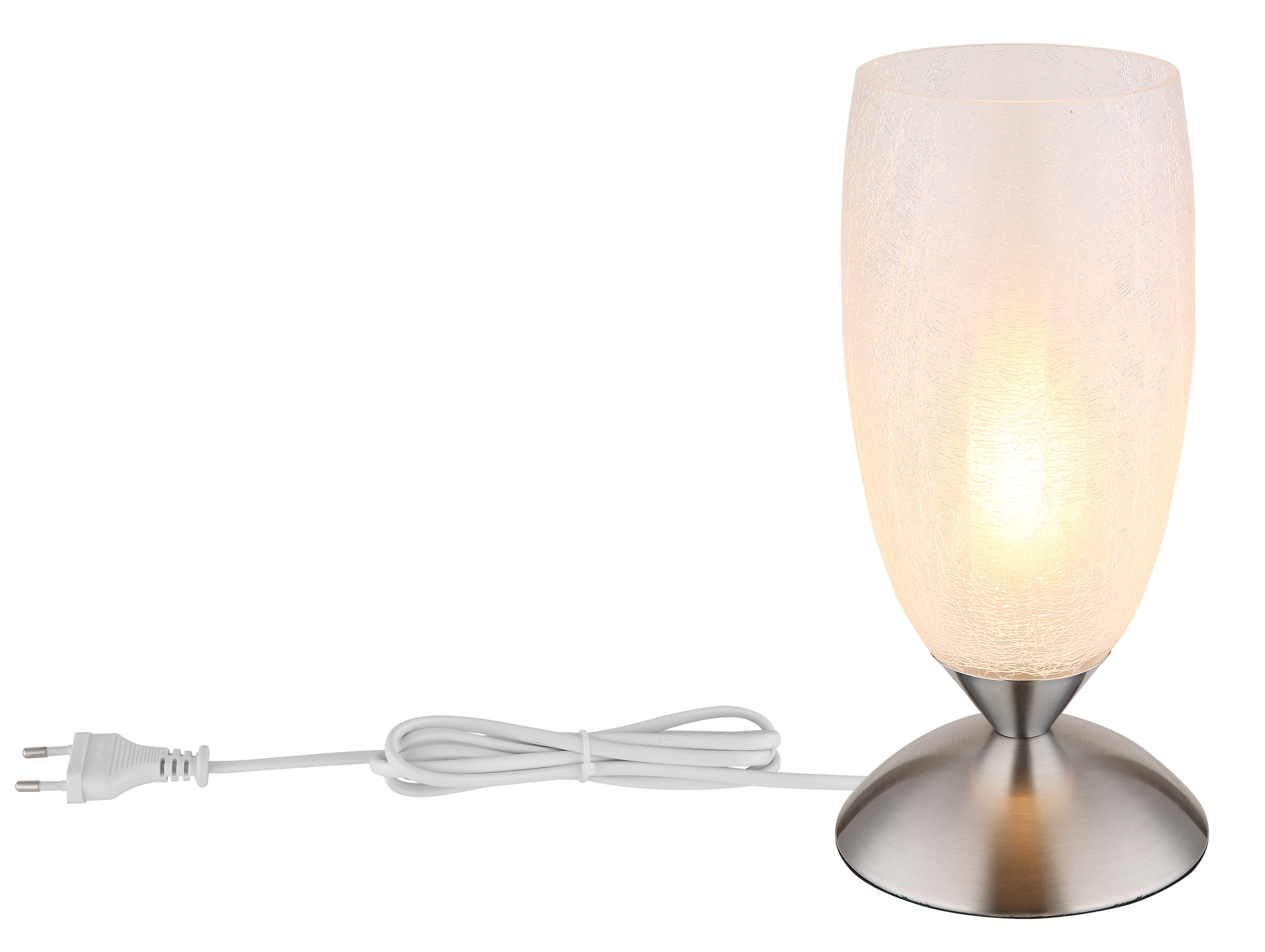 GLOBO LIGHTING Tischleuchte »AURIGA« E14 1 Stk. Tischlampe Nachttischlampe Deko-Tischleuchte Schlafzimmer