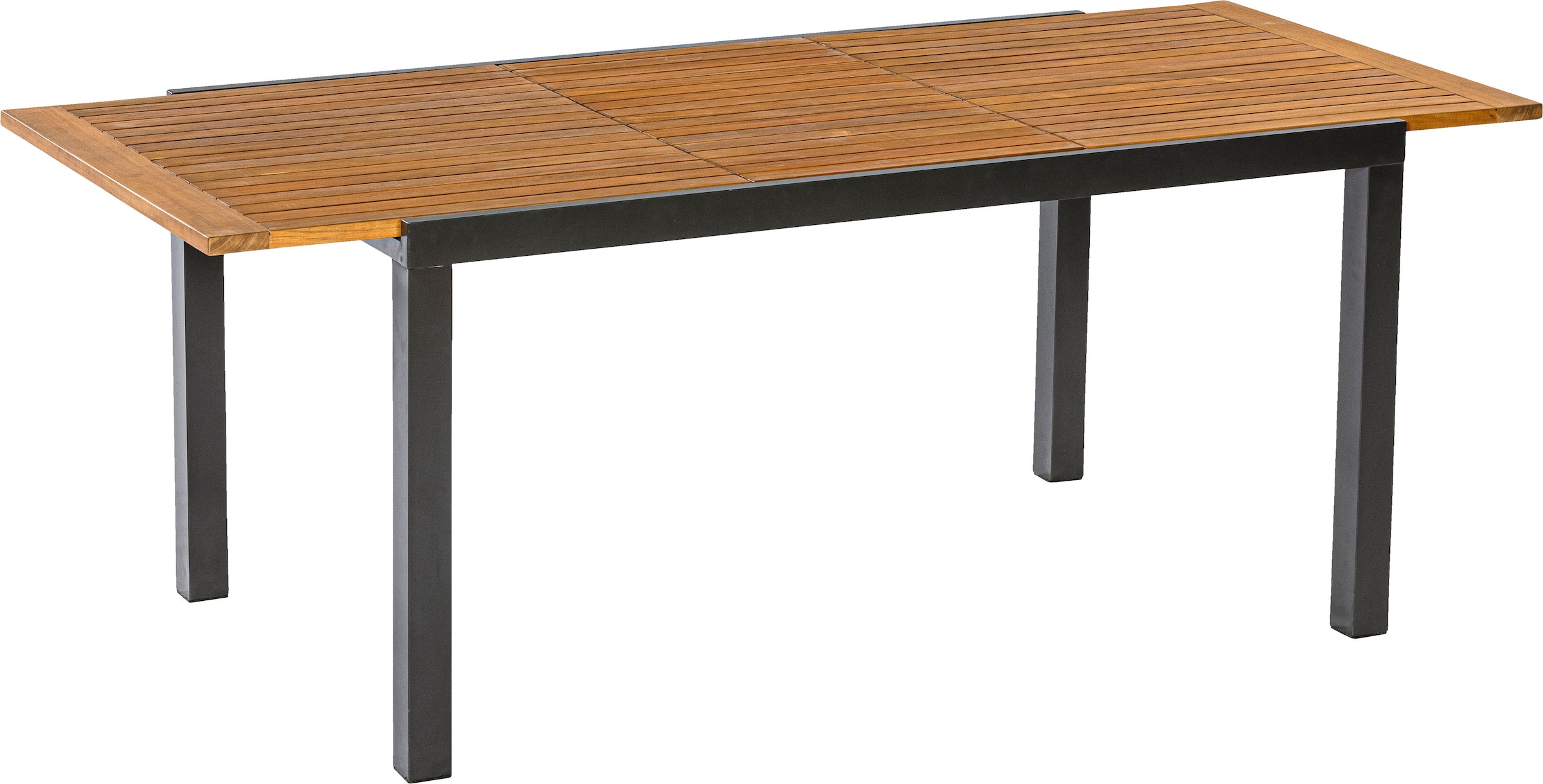 MERXX Garten-Essgruppe »Siena« Set, 7 tlg. inkl. 6 Klappsessel, 6 Auflagen, 1 Ausziehtisch