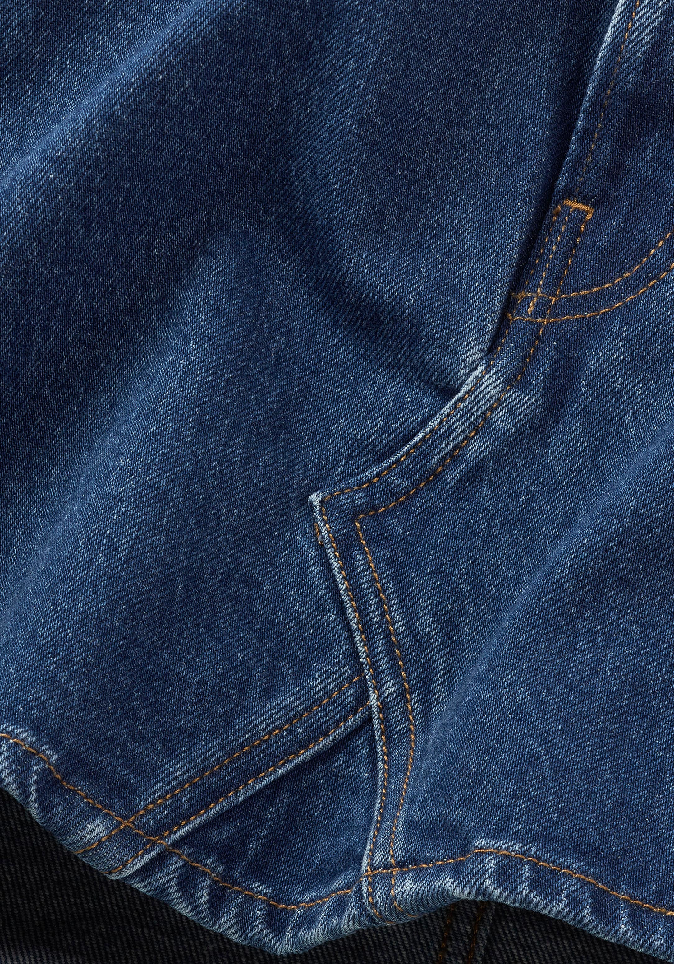 Tommy Jeans Jeansrock »Izzie«, Webrock mit Tommy Jeans Markenlabel