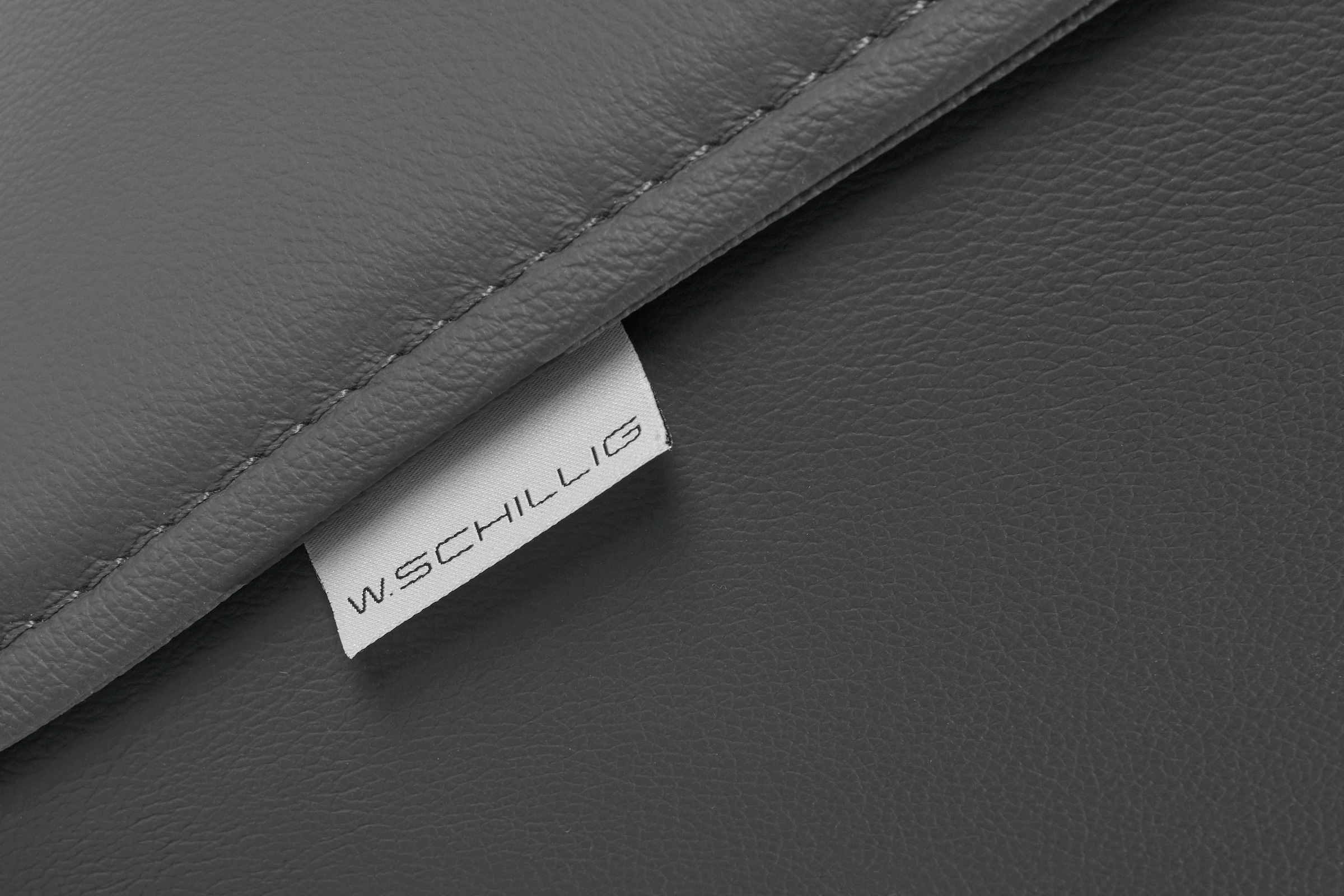 W.SCHILLIG 2,5-Sitzer »sally«, mit Metall-Winkelfüßen in Silber matt, Breite 194 cm
