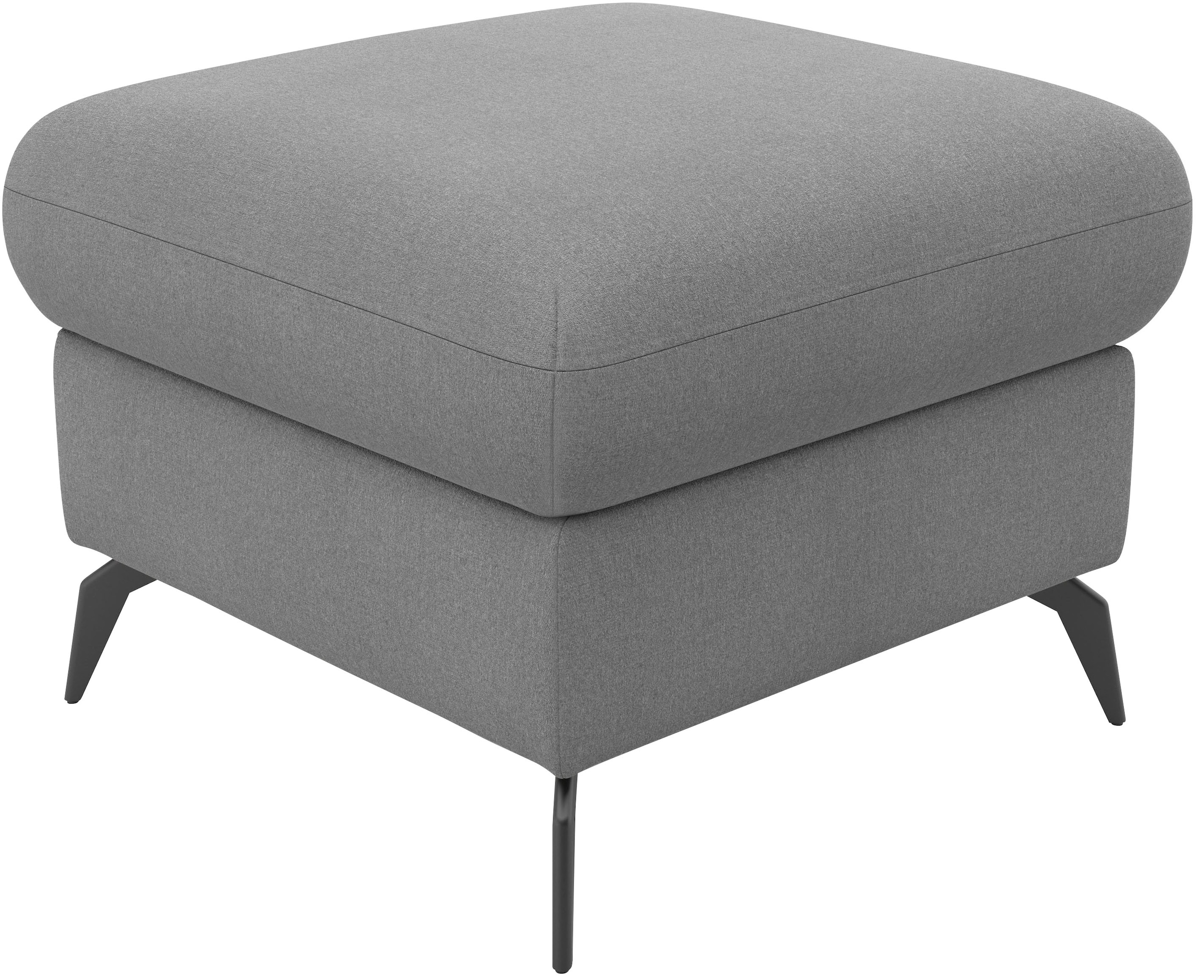 Home affaire Polsterhocker »Rochelle«, (1 St.), moderne 15 cm Metallfüße