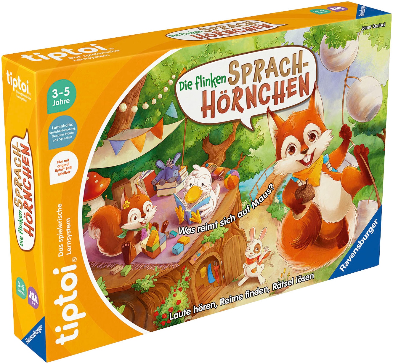 Ravensburger Spiel »tiptoi® Die flinken Sprach-Hörnchen«, Made in Europe, FSC® - schützt Wald - weltweit