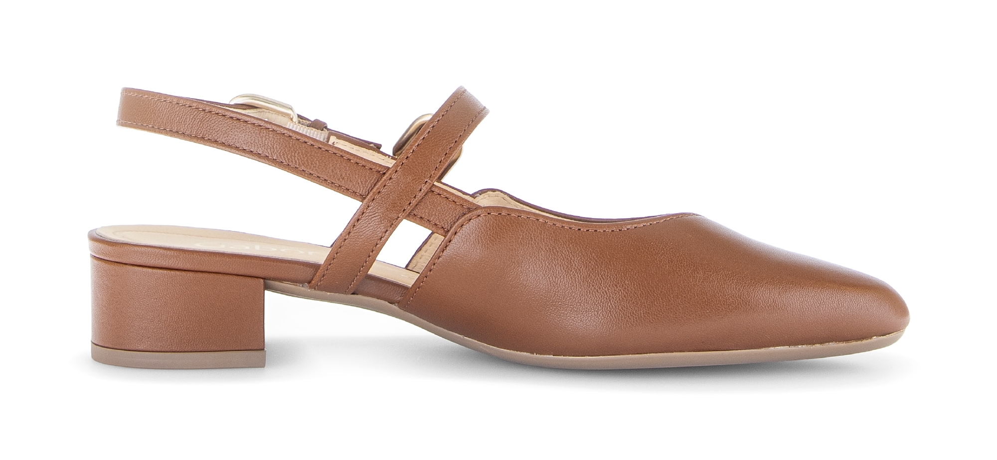 Gabor Slingpumps  Blockabsatz, Businessschuh mit zwei verstellbaren Schnallen