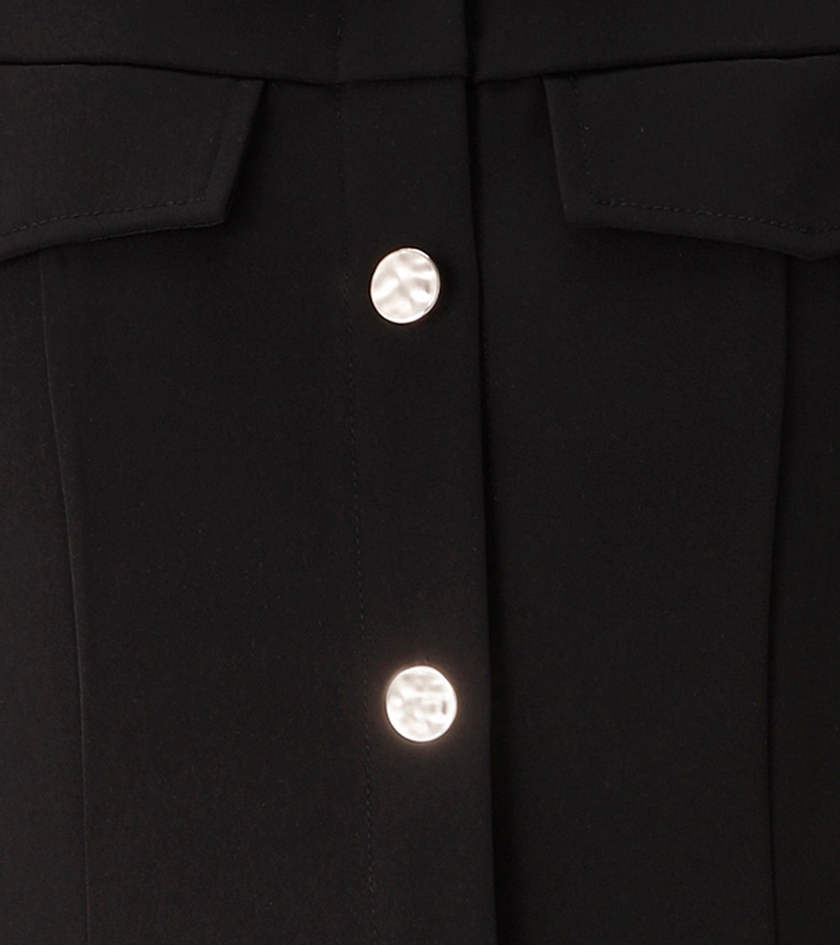 Aniston CASUAL Sommerkleid Faketaschen mit dekorativen, glänzenden Knöpfen zu schließen - NEUE KOLLEKTION