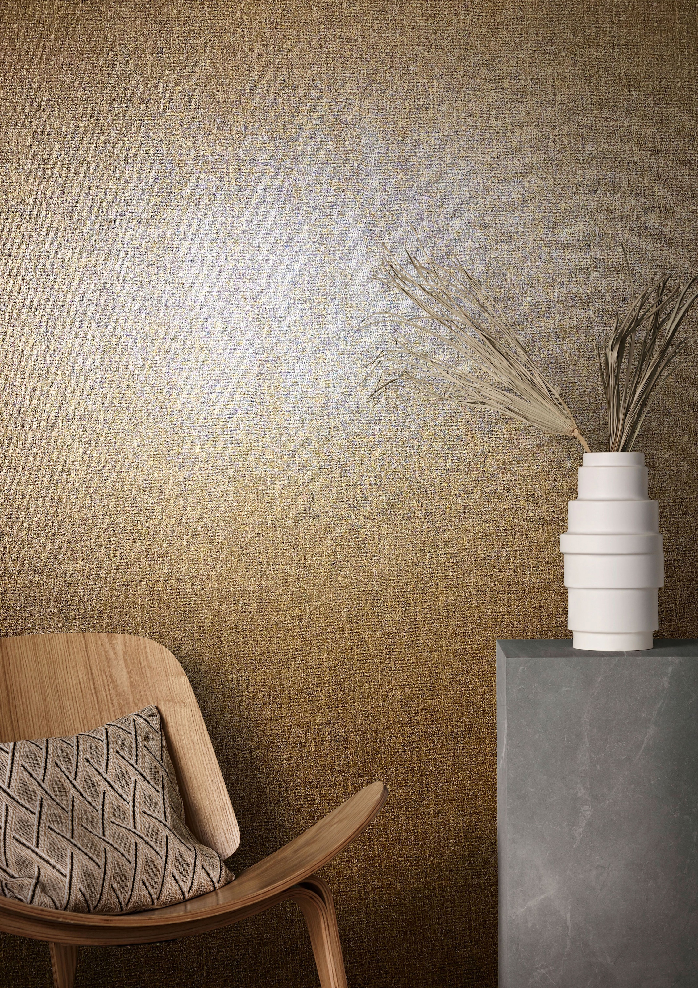 Marburg Vliestapete Mesh | uni moderne Tapete für Wohnzimmer Schlafzimmer Küche