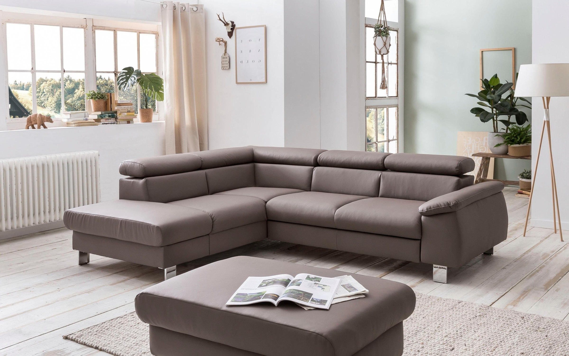 COTTA Polstergarnitur »Komaris L-Form«, (Set), Set bestehend aus: Ecksofa m günstig online kaufen