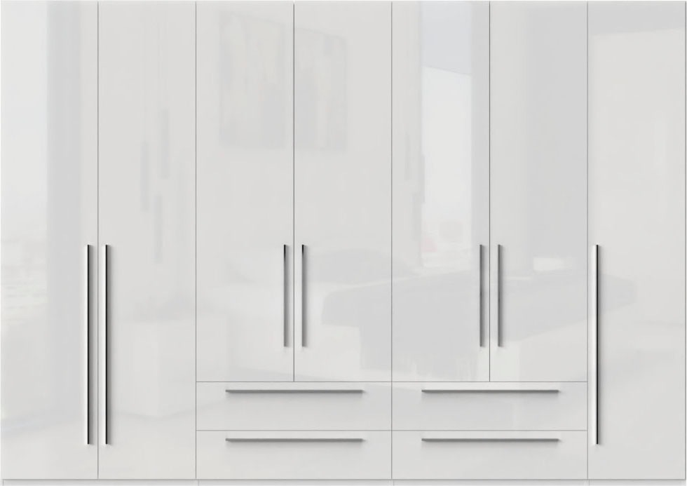Places of Style Kleiderschrank »Piano, UV lackiert, hochglänzend in beige o günstig online kaufen