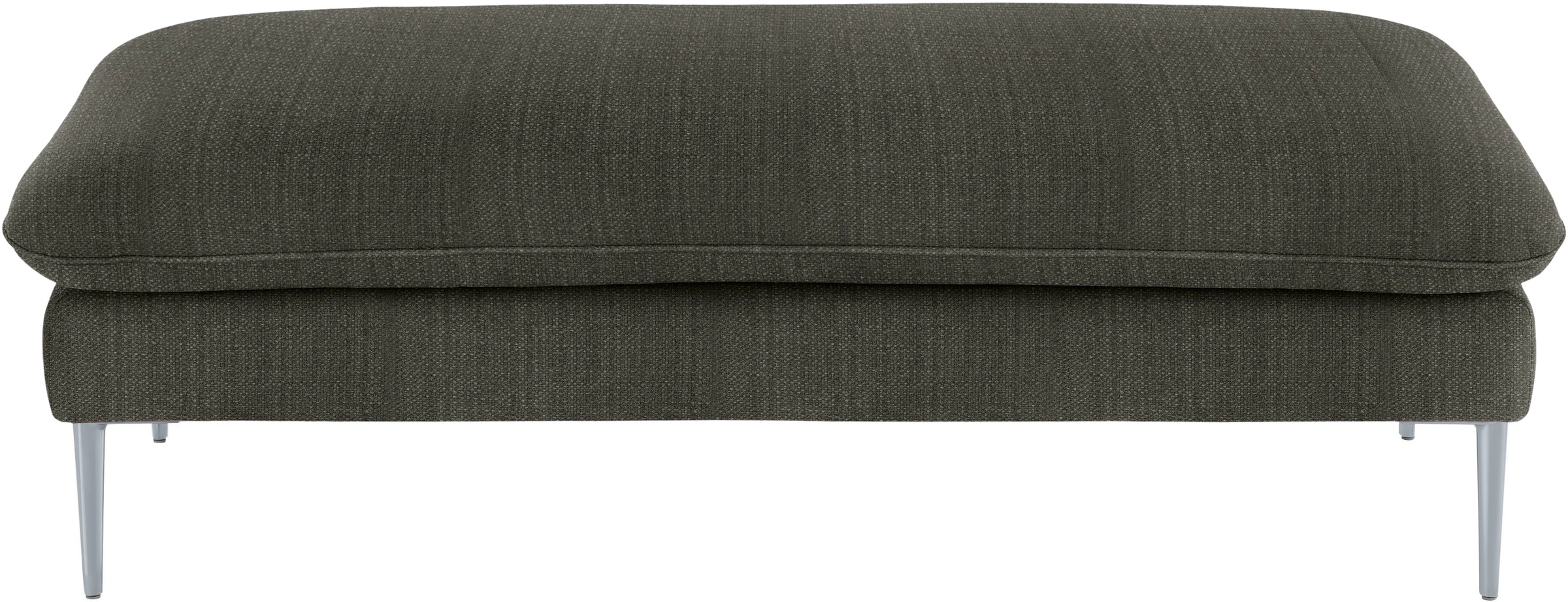 W.SCHILLIG Hocker »enjoy&MORE«, Füße silber matt, Breite 151 cm