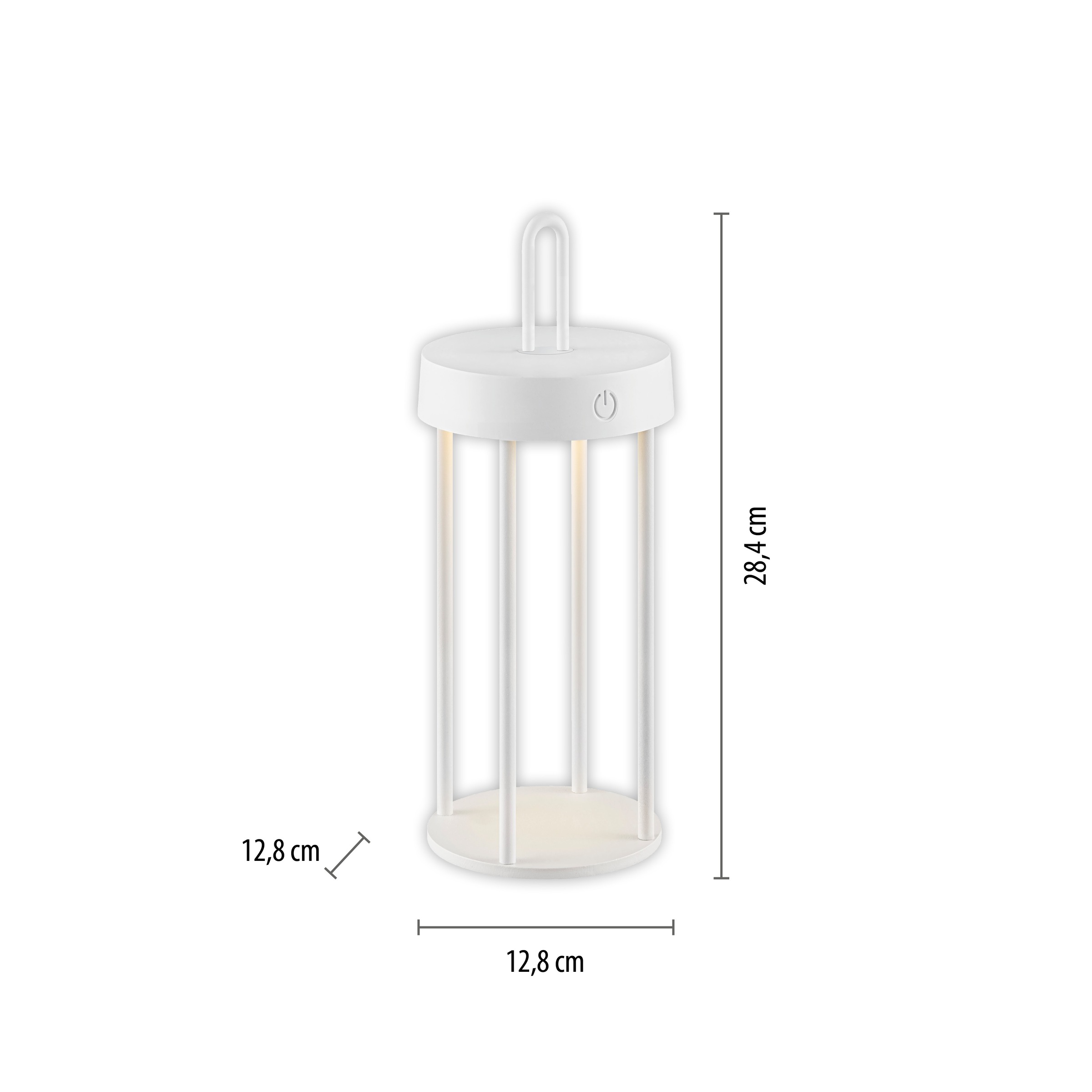 JUST LIGHT Tischleuchte »ANSELM«, 1 flammig, Leuchtmittel LED-Modul | LED fest integriert, Akkuleuchte