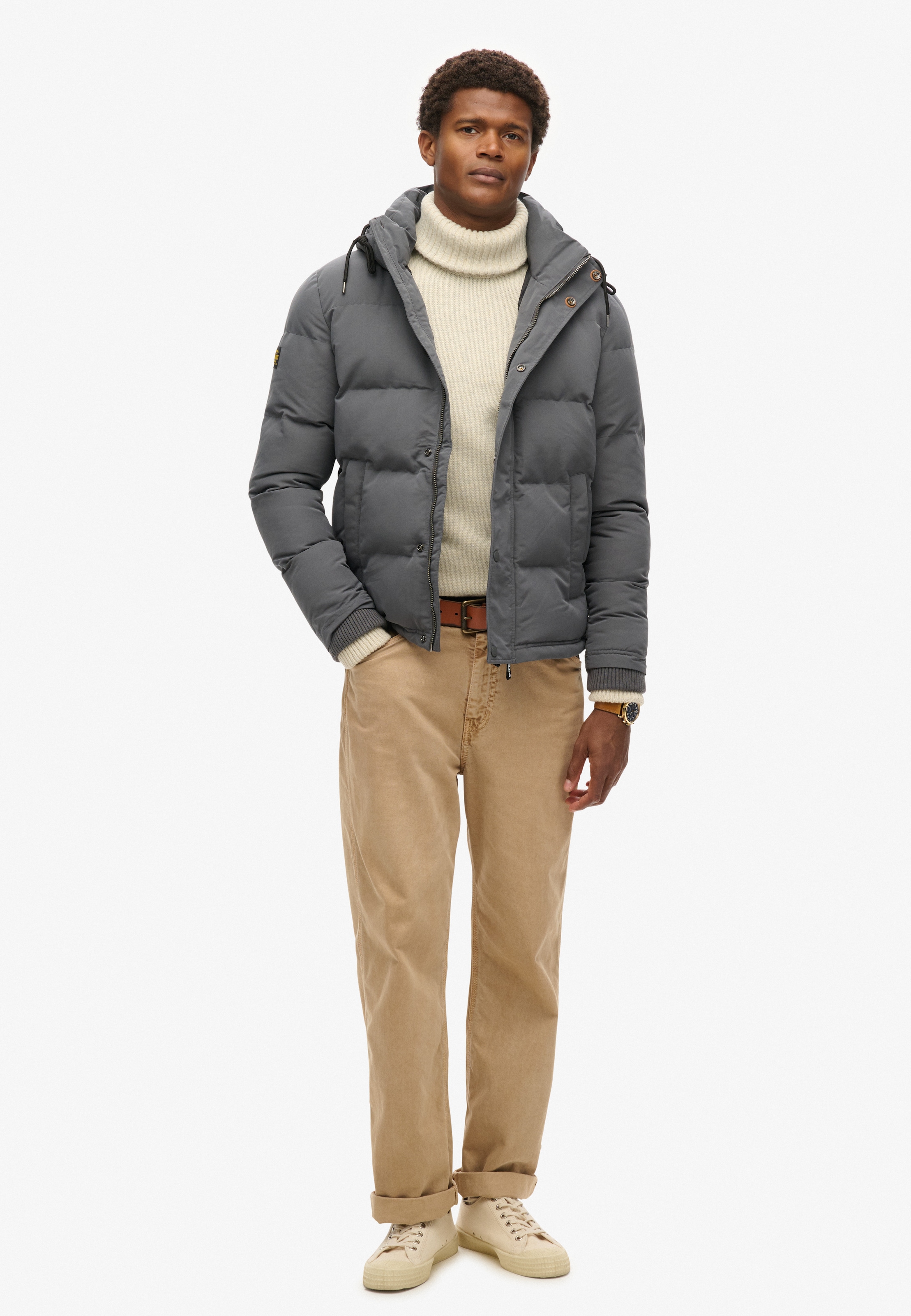 Superdry Steppjacke »Everest Hooded Puffer Jacket« mit Kapuze