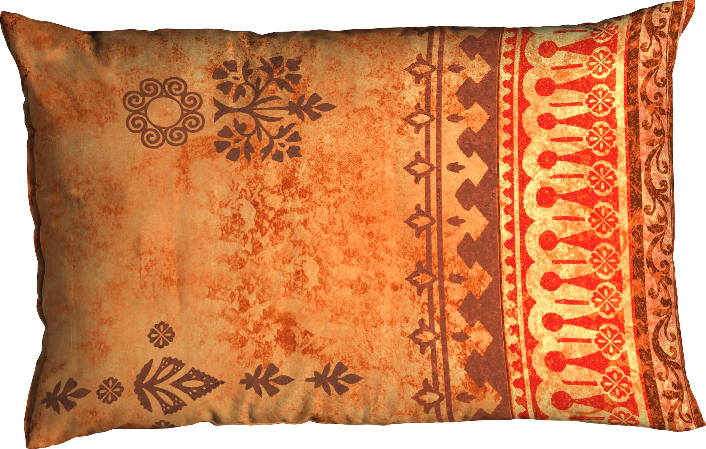 CASATEX Kissenbezug »Indi«, (1 St.), Kissenbezug mit Ornamenten, passend zur Bettwäsche in Qualität Satin