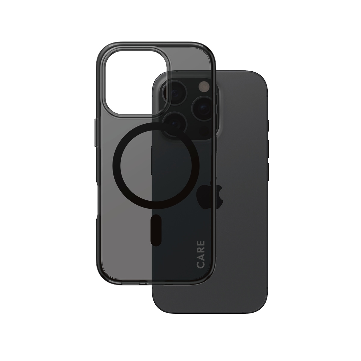 CARE by PanzerGlass Handyhülle »Smokey Case für Apple iPhone 16 Pro«, Backcover, Schutzhülle, Handyschutzhülle, Case, Schutzcase, stoßfest