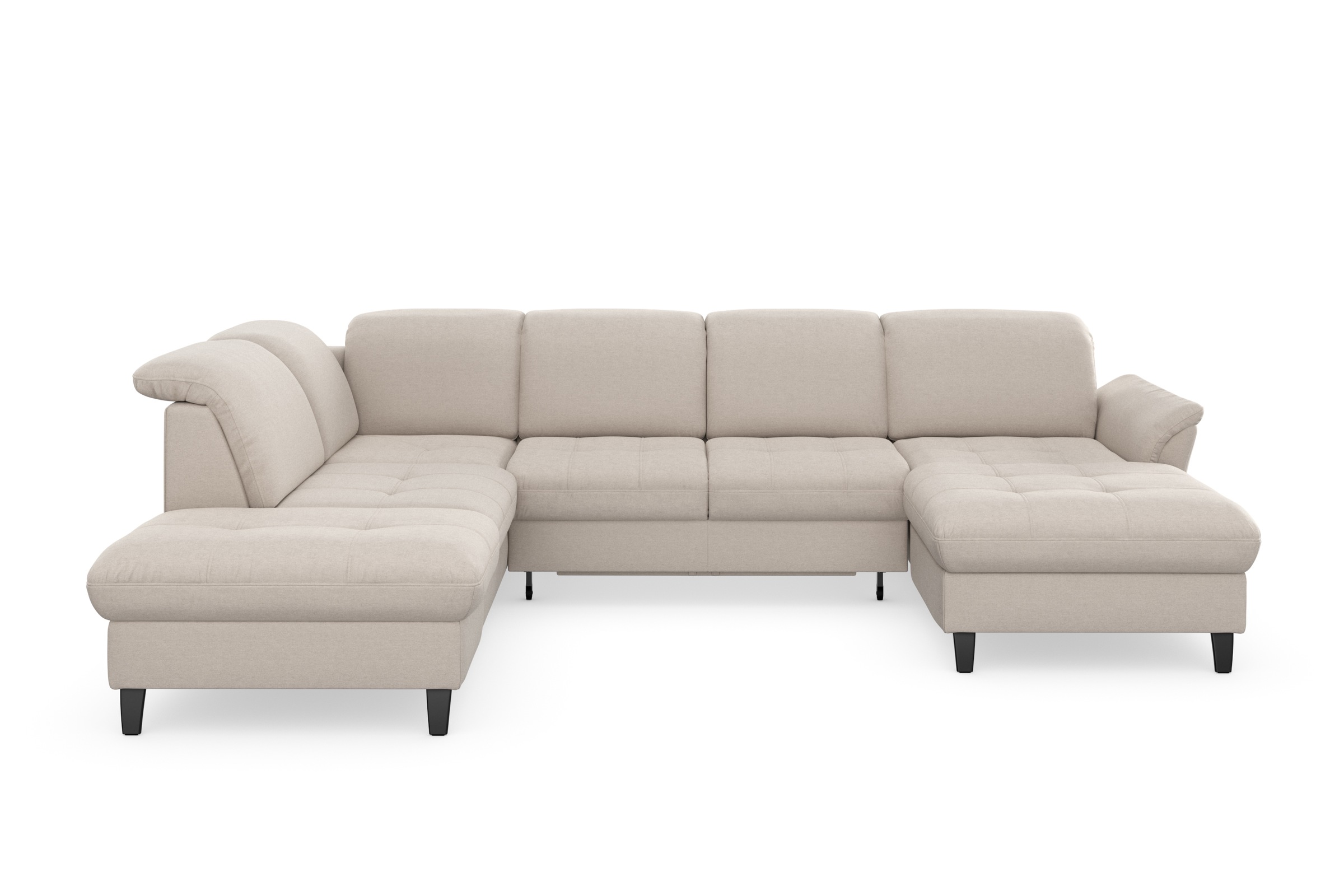 sit&more Wohnlandschaft »Maggiore U-Form«, wahlweise mit Kopfteilverstellung, Bettfunktion und Stauraum