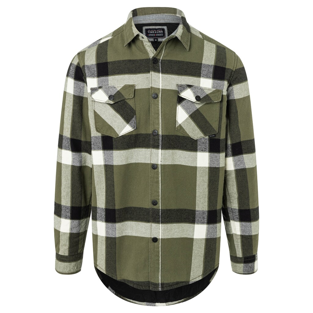 TIMEZONE Flanellhemd »Padded Flannell Overshirt«