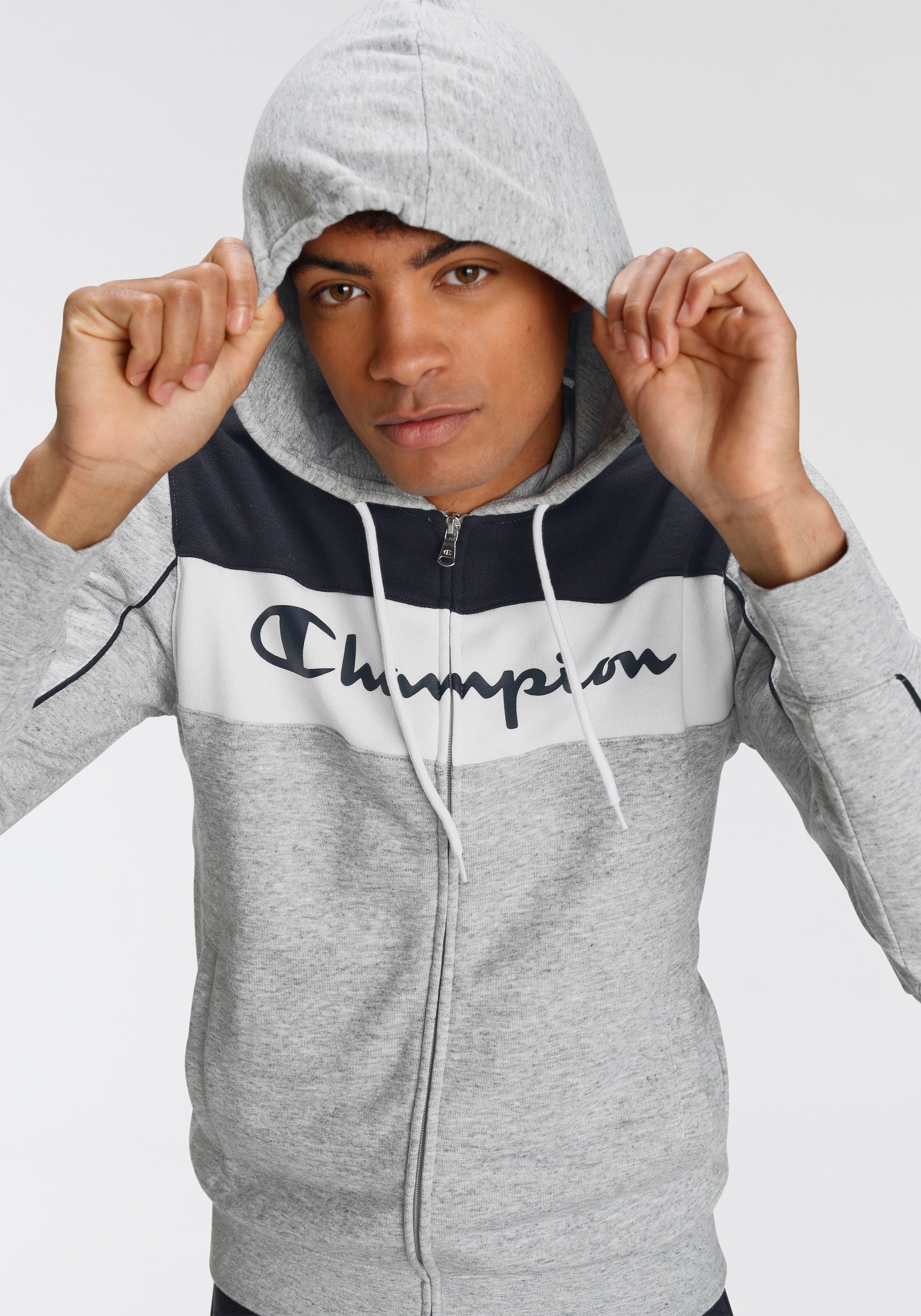 Hooded full zip on sale champion