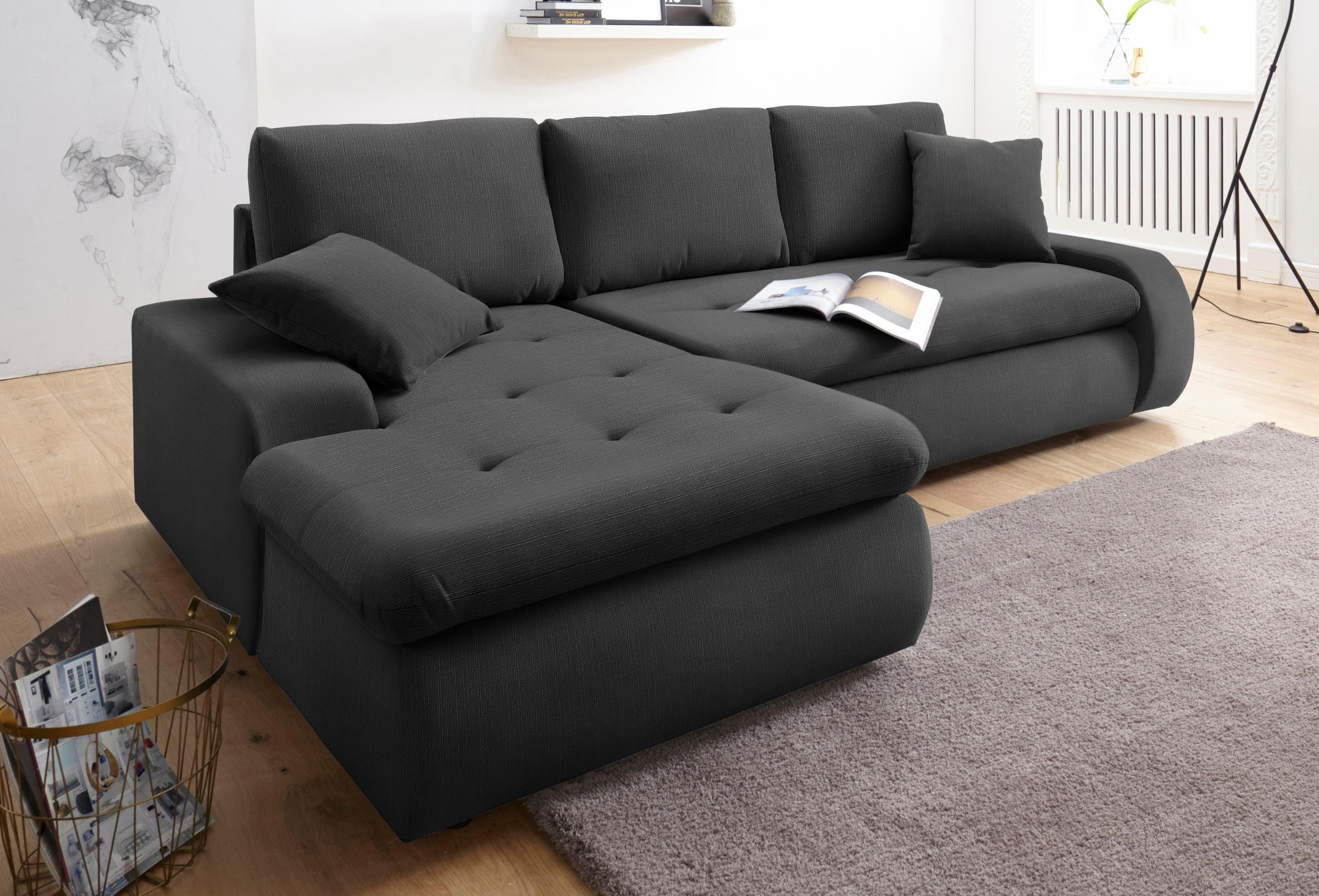 TRENDMANUFAKTUR Ecksofa »Indie II, tolle Detailverarbeitung, bequem und kom günstig online kaufen