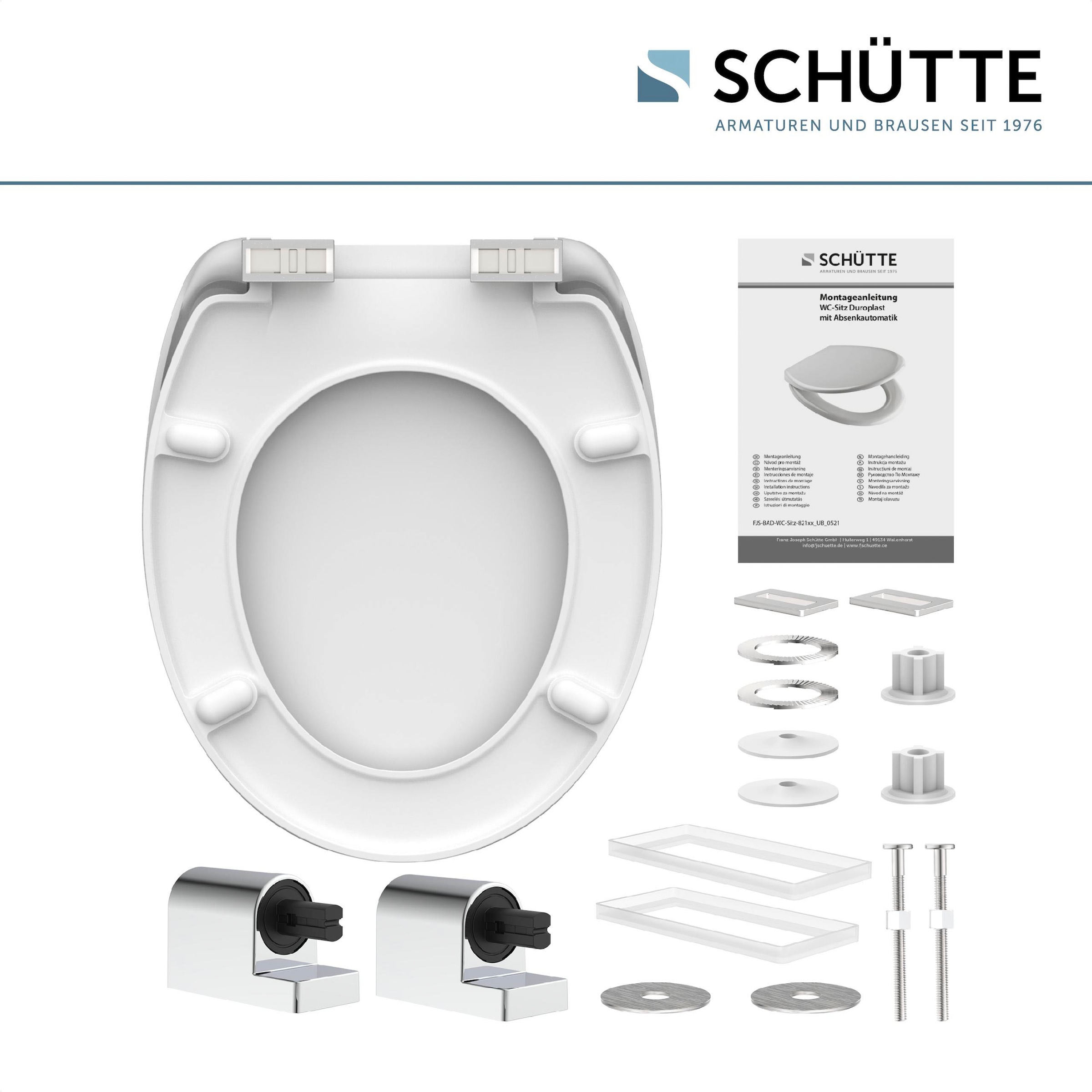 Schütte WC-Sitz »Offline«, Duroplast, mit Absenkautomatik