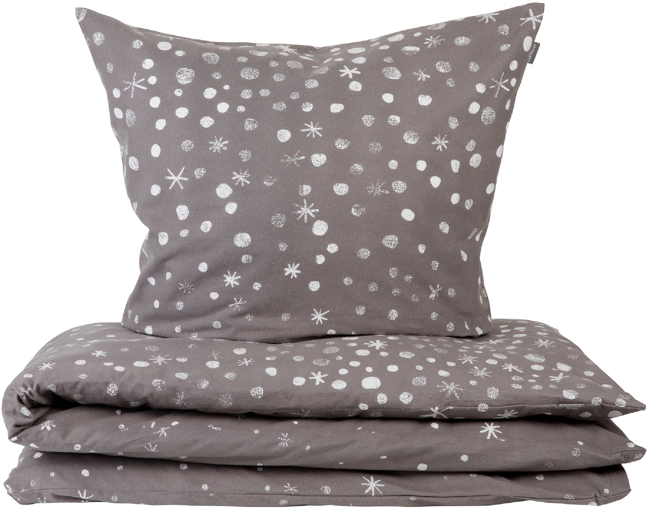 Schiesser Bettwäsche »Runa aus weicher Baumwolle mit coolem Winter-Print«, MADE IN GREEN by OEKO-TEX®-zertifiziert
