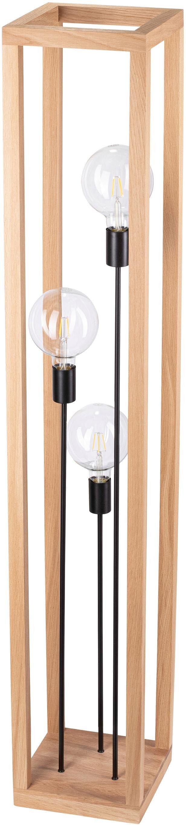 SPOT Light Stehlampe »KAGO«, 3 flammig-flammig, Naturprodukt aus Eichenholz,  Nachhaltig mit FSC®-Zertifikat online bestellen
