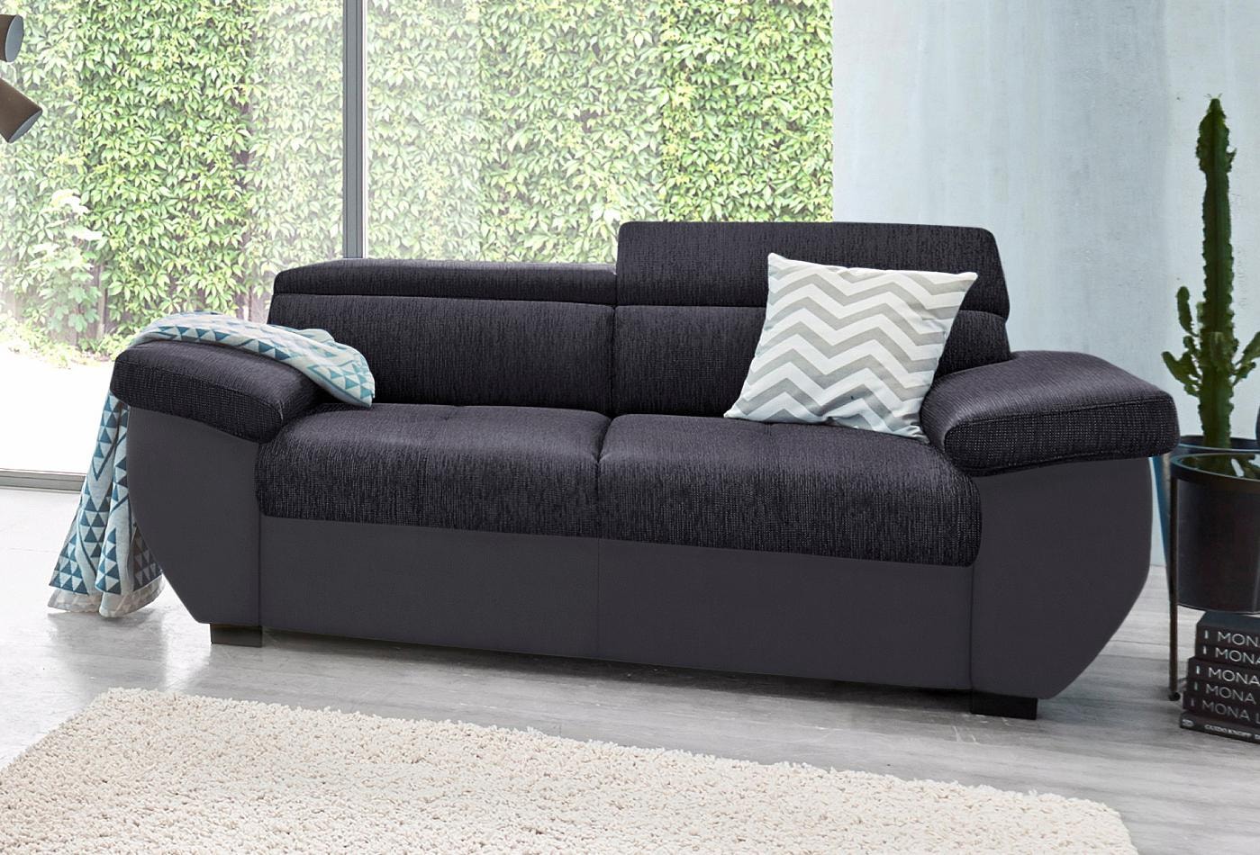 COTTA 2-Sitzer »Speedway«, Big-Sofa mit Kopfteilverstellung günstig online kaufen