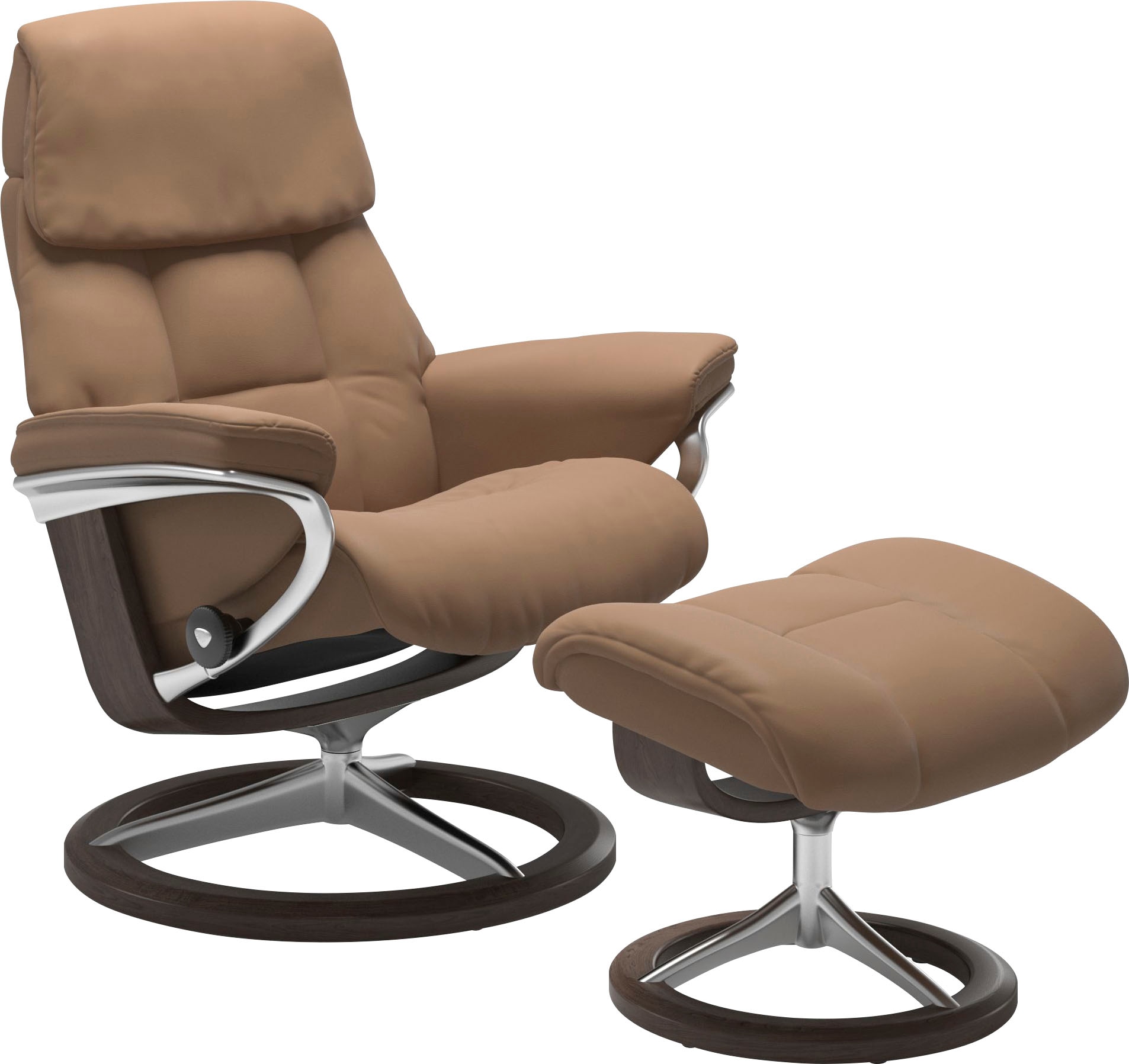 Stressless® Hocker »Ruby« mit Signature Base, Gestell Eiche, Wenge, Braun & günstig online kaufen