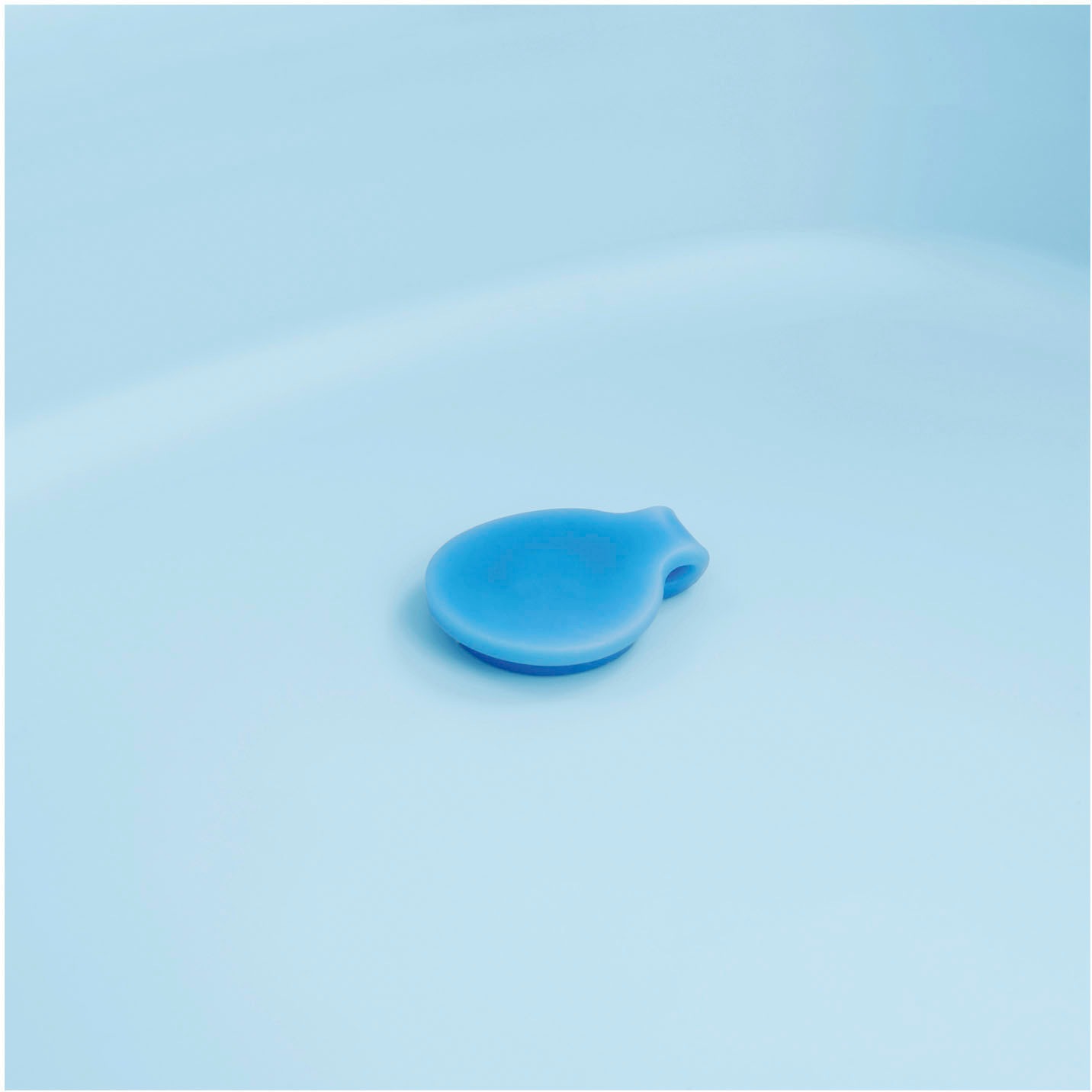 Hauck Babybadewanne »Wash N Fold M, Light Blue«, Faltbadewanne mit Wassertemperaturmessung am Ablaufstopfen