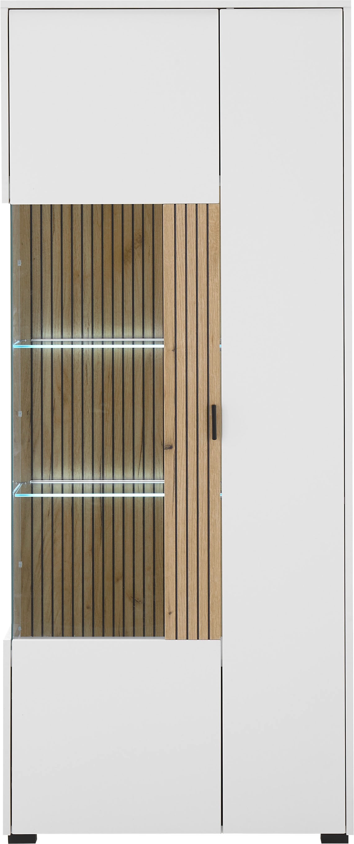 INOSIGN Vitrine »Hudson, Stauraumvitrine«, in moderner Trendfarbe, Griffe a günstig online kaufen
