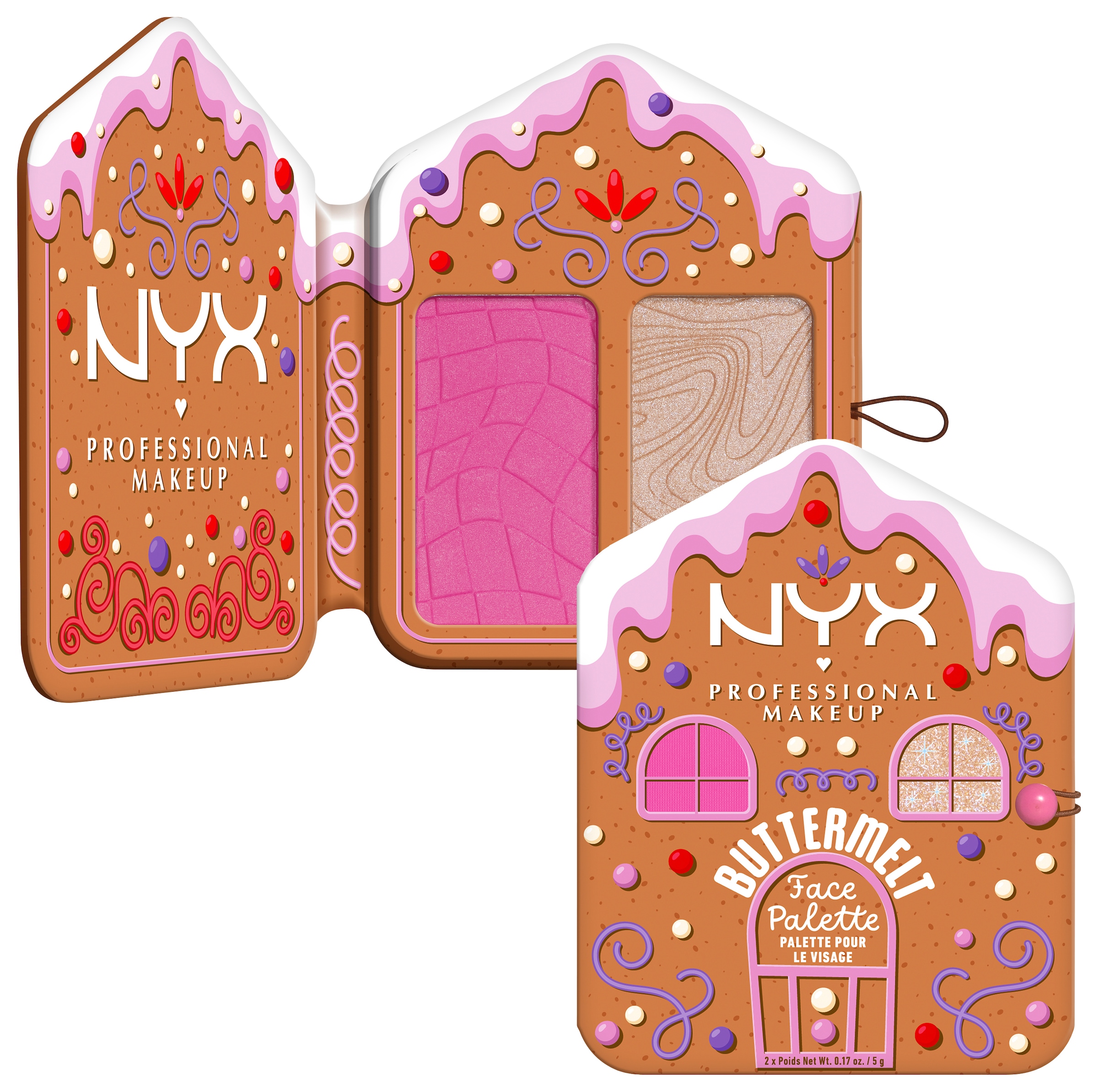 NYX PROFESSIONAL MAKEUP Make-up Set »BUTTERMELT FACE PALETTE«