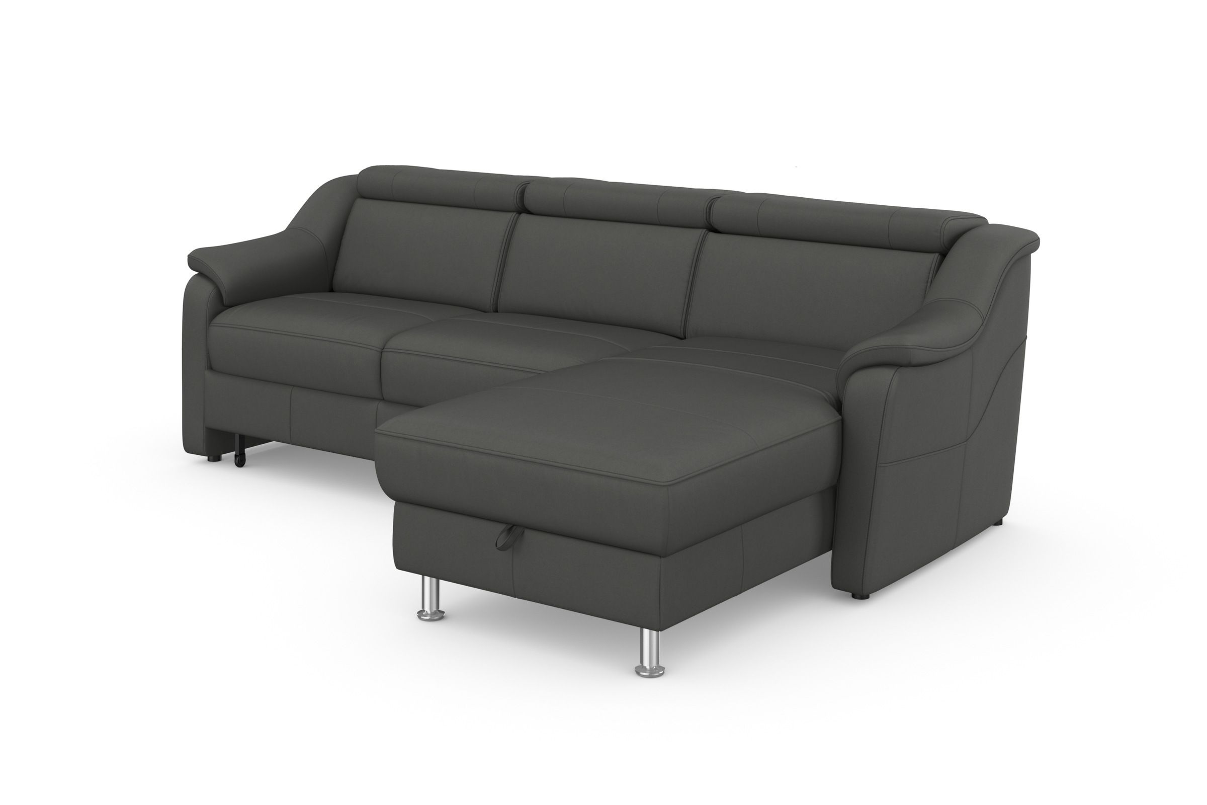 sit&more Ecksofa »Freetown L-Form«, inklusive Kopfteilverstellung und komfortablem Federkern