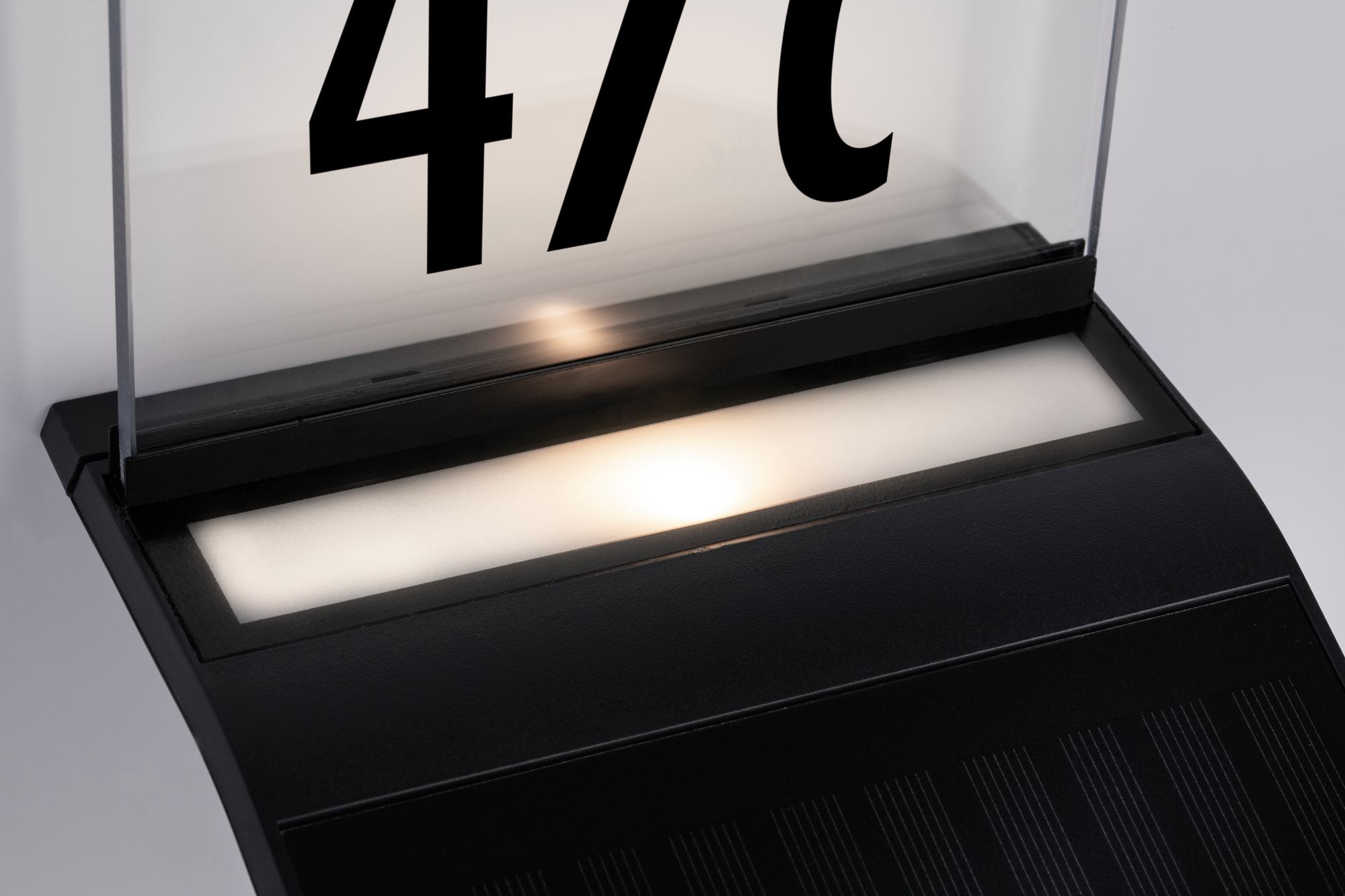Paulmann LED Außen-Wandleuchte »Yoko«, 3 flammig, Leuchtmittel LED-Board | LED fest integriert, LED-Board, Solar Hausnummernleuchte, mit Bewegungsmelder