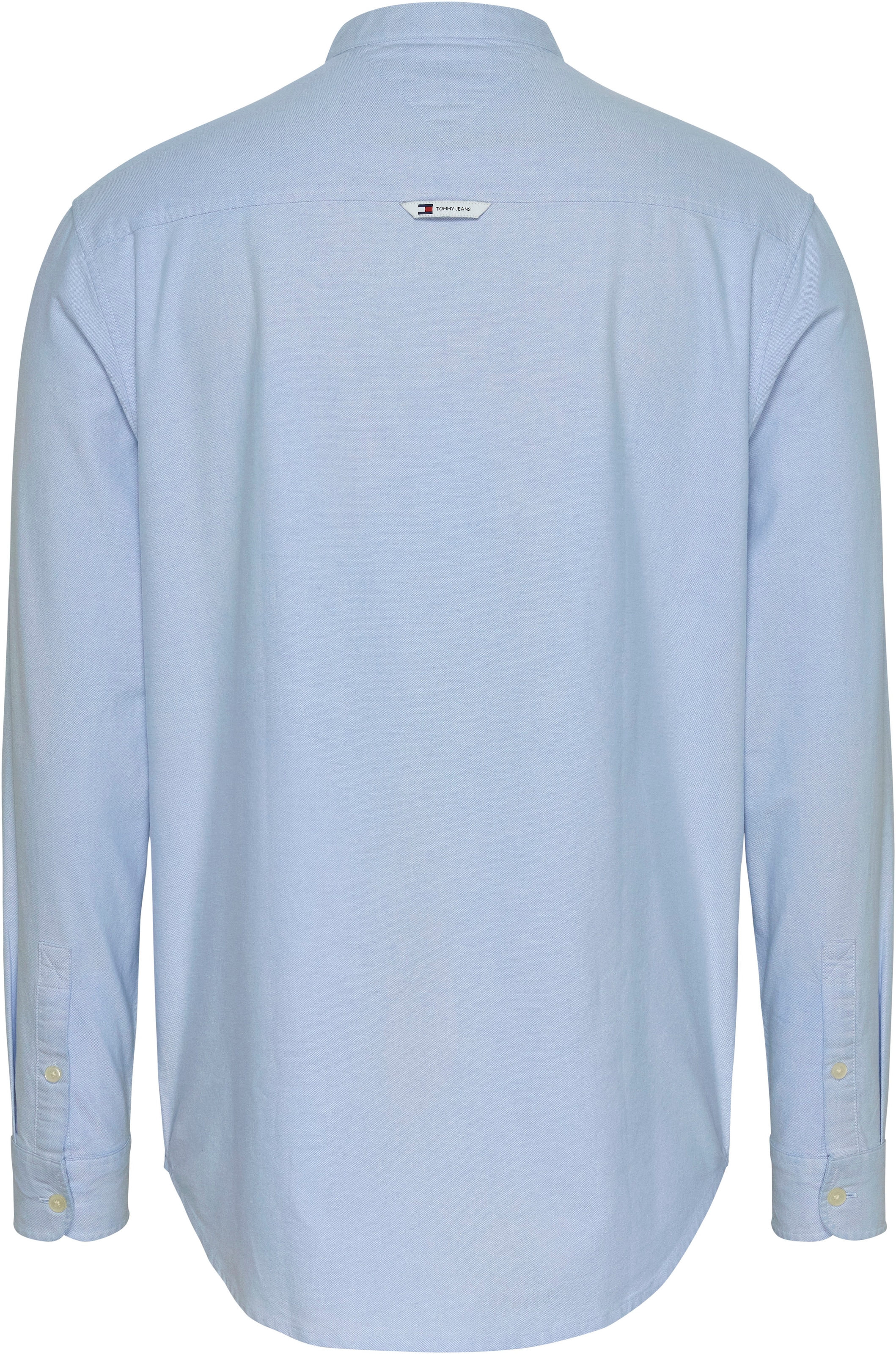 Tommy Jeans Langarmhemd »TJM REG OXFORD MAO SHIRT«, mit Logostickerei