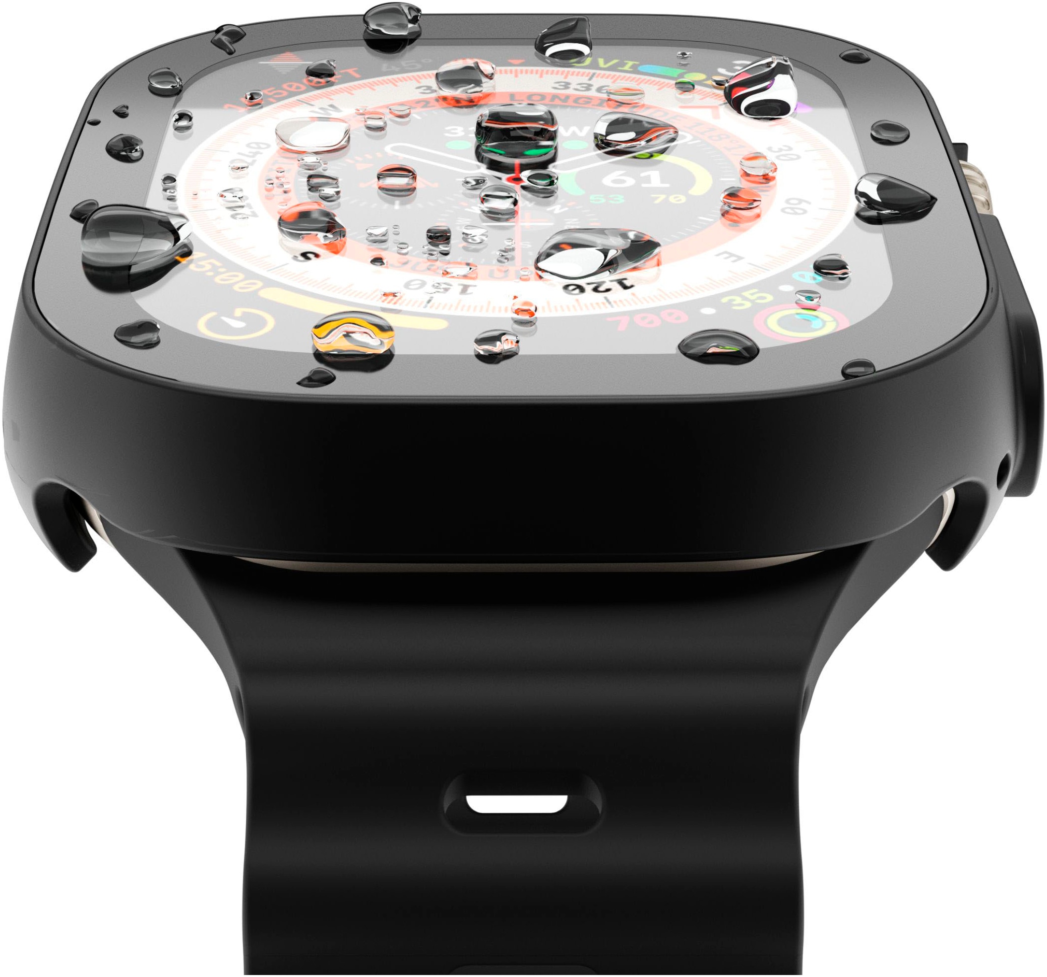 VONMÄHLEN Smartwatch-Hülle »Thin Case - Schutzhülle für Apple Watch Ultra, Black«