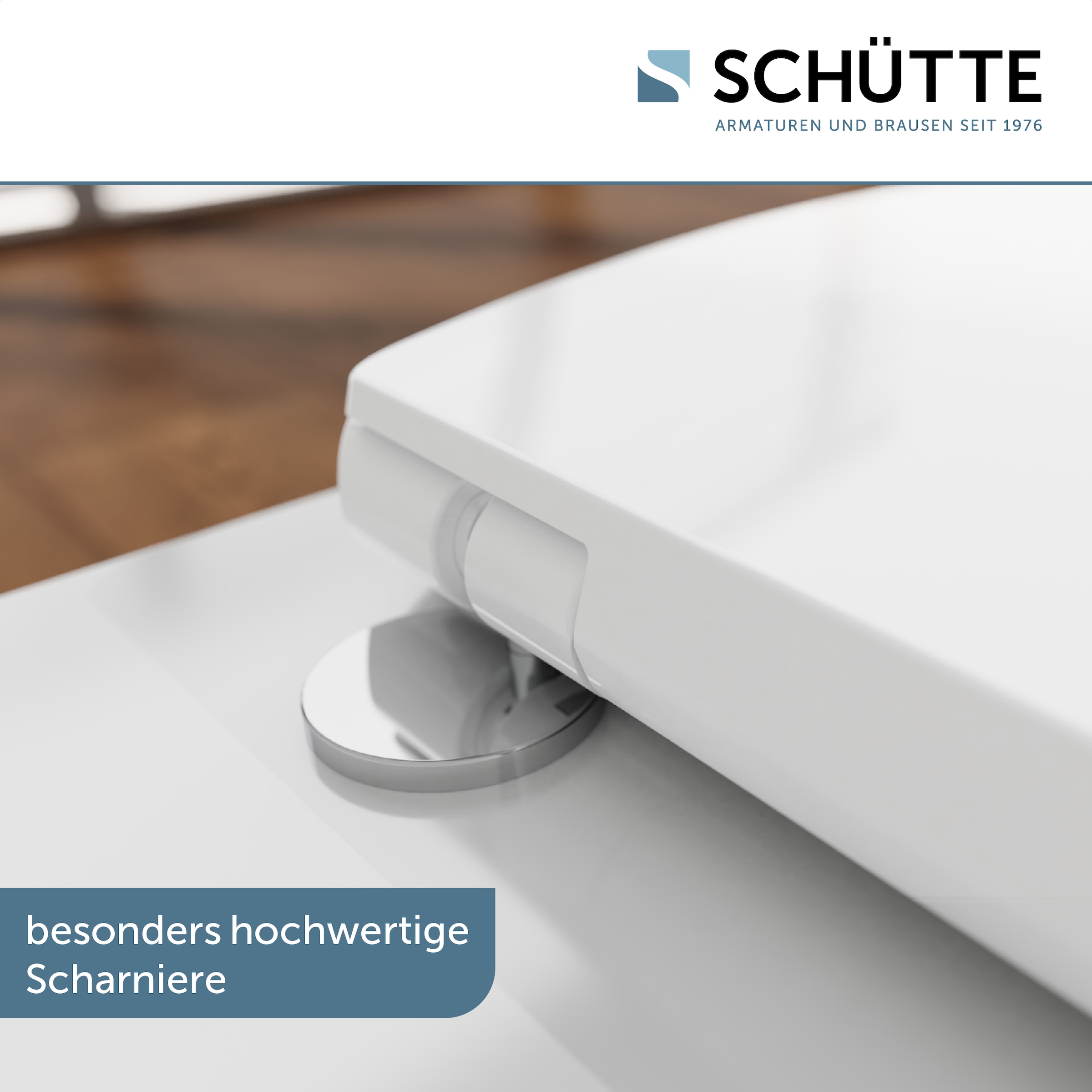 Schütte WC-Sitz »WHITE«, aus Kunststoff, mit Absenkautomatik und Schnellverschluss