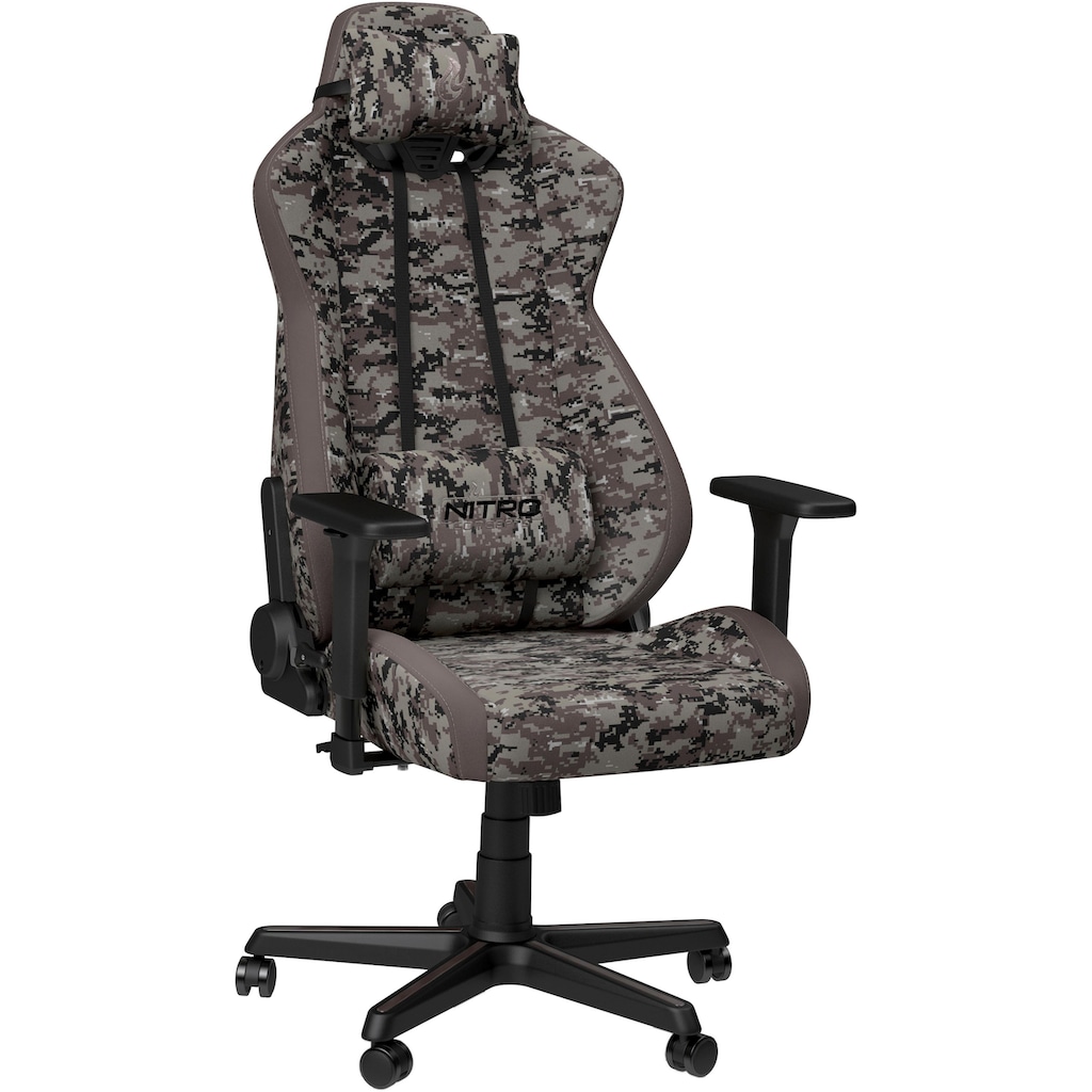 NITRO CONCEPTS Gaming-Stuhl »S300 Urban Camo Gaming Chair«, Bürostuhlzertifizierung DIN EN 1335