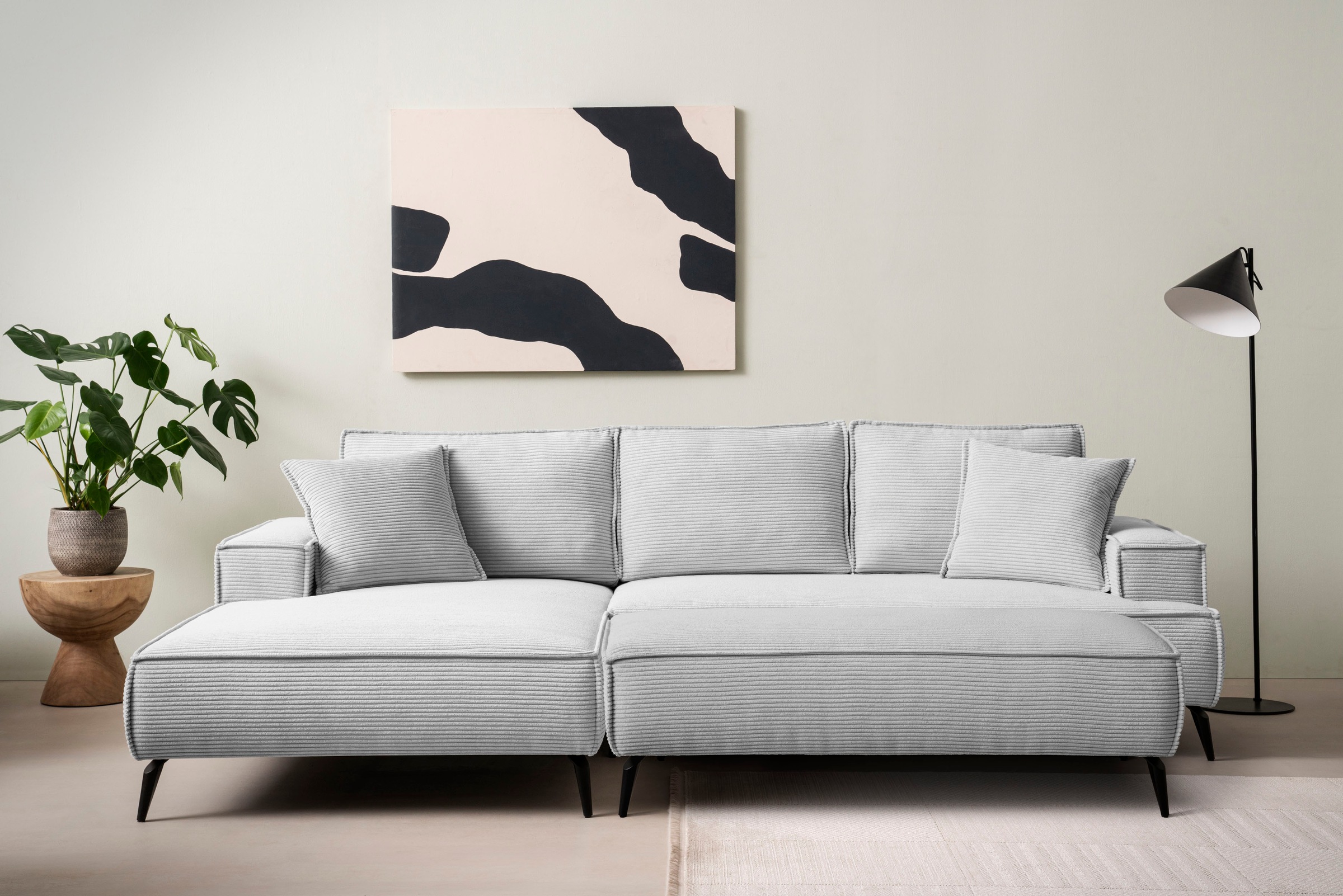 Home affaire Sitzgruppe »TVINNU, Polsterecke L-Form, Schlaffunktion, mit Ho günstig online kaufen